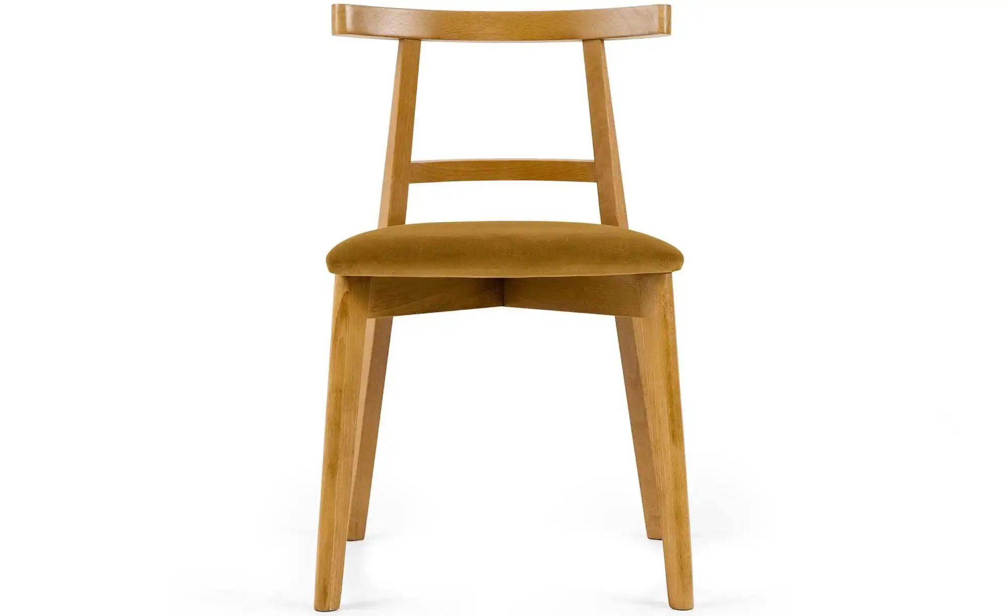 KONSIMO Holzstuhl 2er-Set   ¦ gelb ¦ Maße (cm): B: 47 H: 76 Stühle > Polste günstig online kaufen