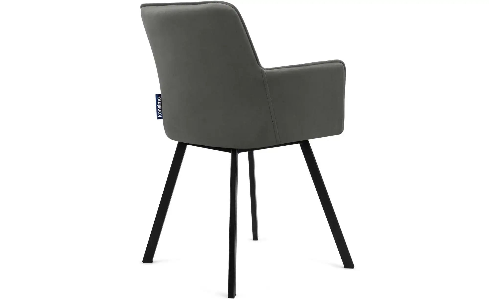 Thumbnail - KONSIMO Polsterstuhl   ¦ grau ¦ Maße (cm): B: 56 H: 84 Stühle > Polsterstühle - Höffner