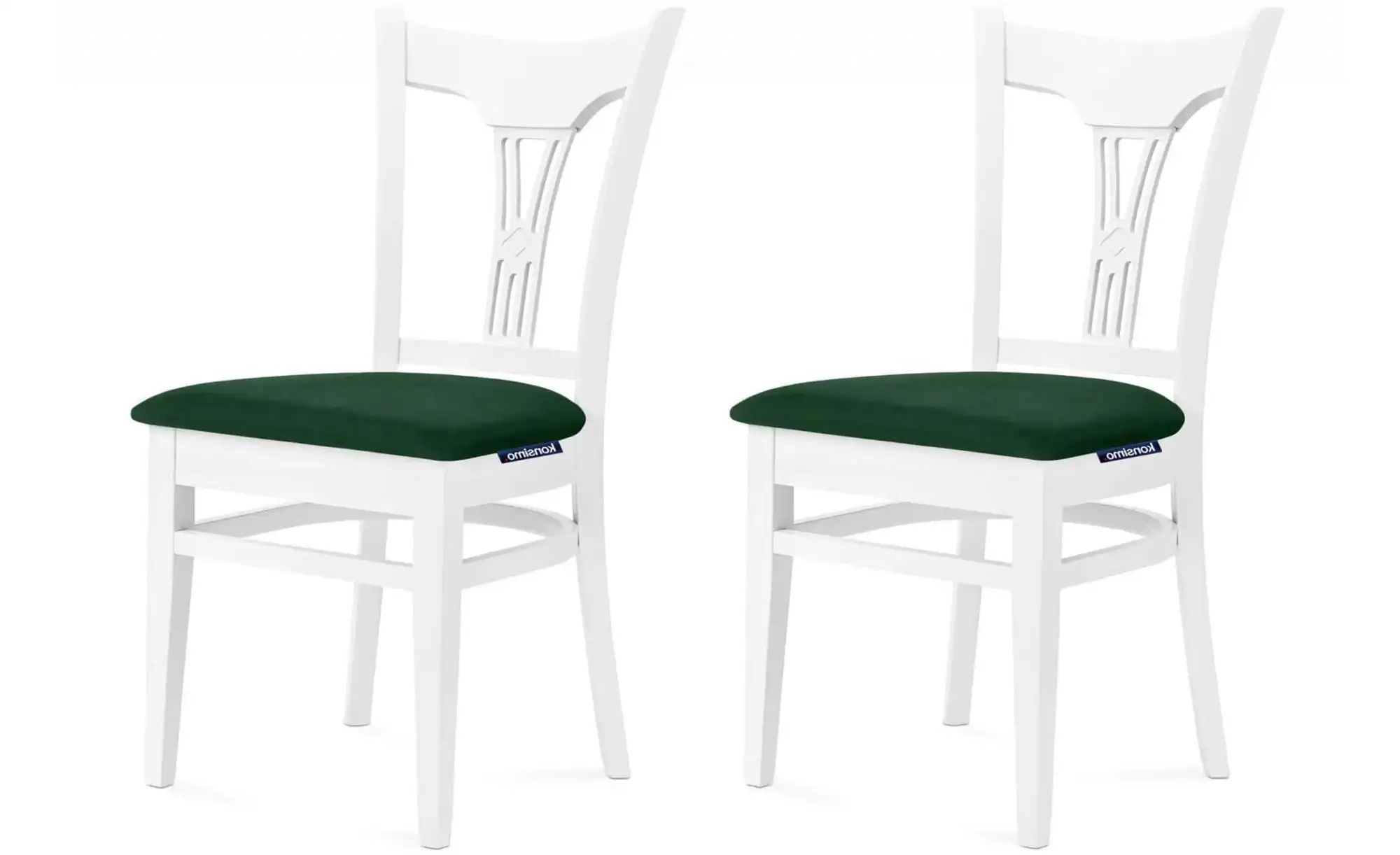 KONSIMO Esszimmerstuhl 2er-Set   ¦ grün ¦ Maße (cm): B: 45,5 H: 90,5 Stühle günstig online kaufen