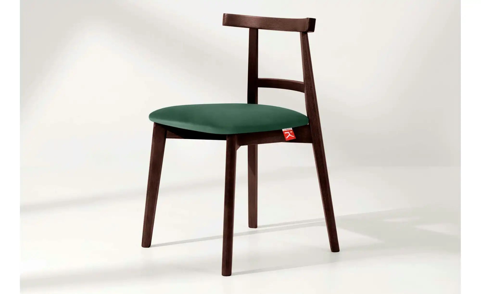KONSIMO Holzstuhl 2er-Set   ¦ grün ¦ Maße (cm): B: 47 H: 76 Stühle > Polste günstig online kaufen
