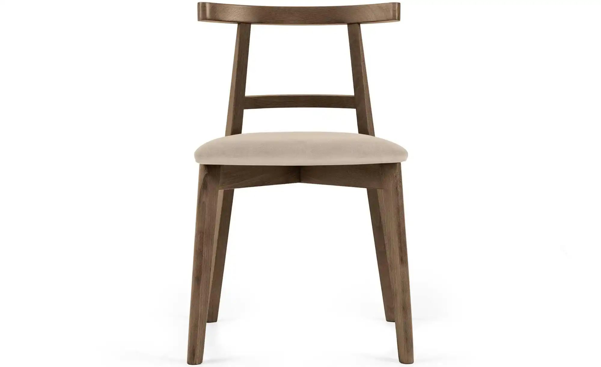 KONSIMO Holzstuhl 2er-Set   ¦ creme ¦ Maße (cm): B: 47 H: 76 Stühle > Polst günstig online kaufen