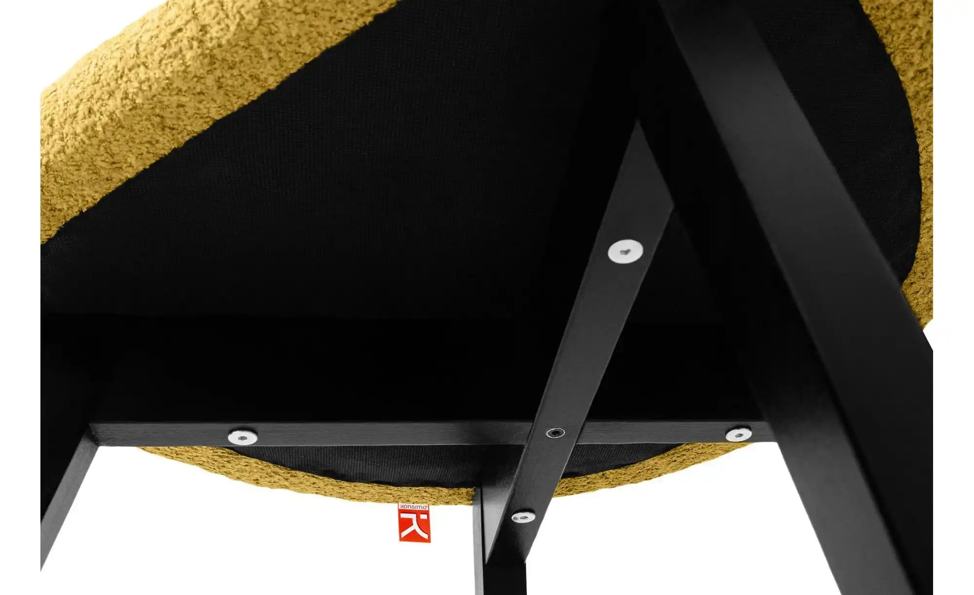 Thumbnail - KONSIMO Polsterstuhl   ¦ gelb ¦ Maße (cm): B: 54,5 H: 80 Stühle > Polsterstühle - Höffner