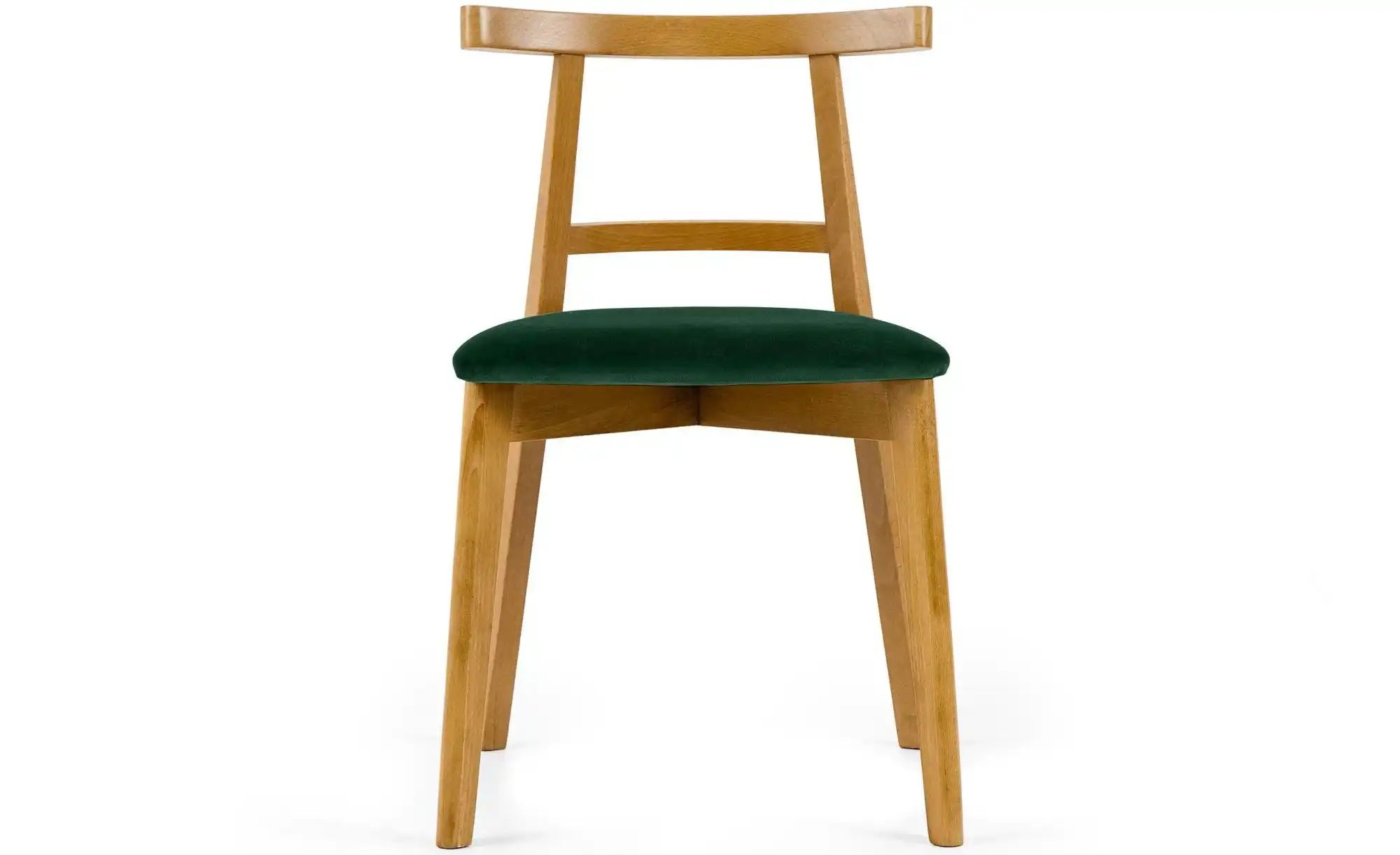 KONSIMO Holzstuhl 2er-Set   ¦ grün ¦ Maße (cm): B: 47 H: 76 Stühle > Polste günstig online kaufen