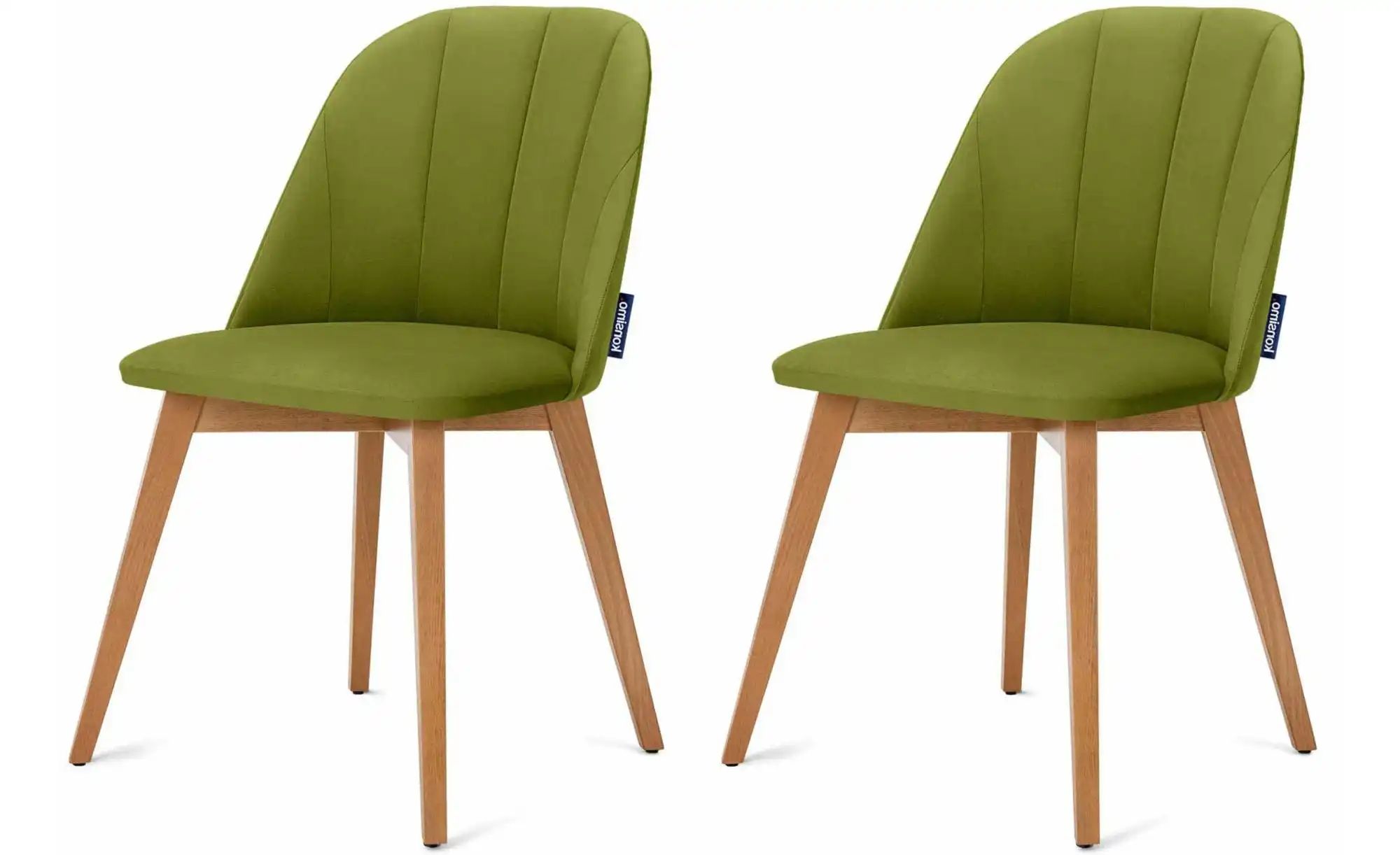 KONSIMO Polsterstuhl 2er-Set   ¦ grün ¦ Maße (cm): B: 48 H: 86 Stühle > Pol günstig online kaufen