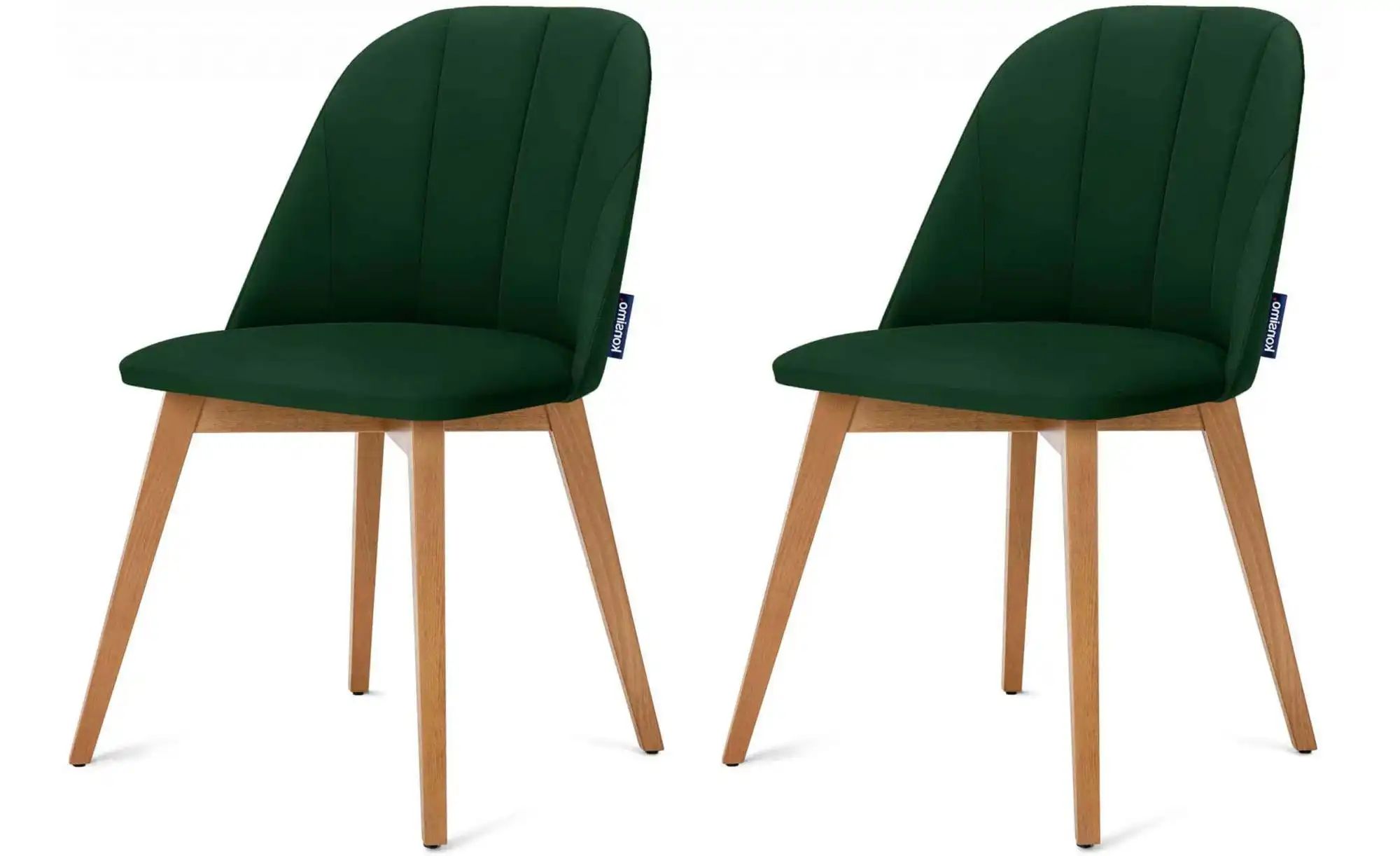 KONSIMO Polsterstuhl 2er-Set   ¦ grün ¦ Maße (cm): B: 48 H: 86 Stühle > Pol günstig online kaufen