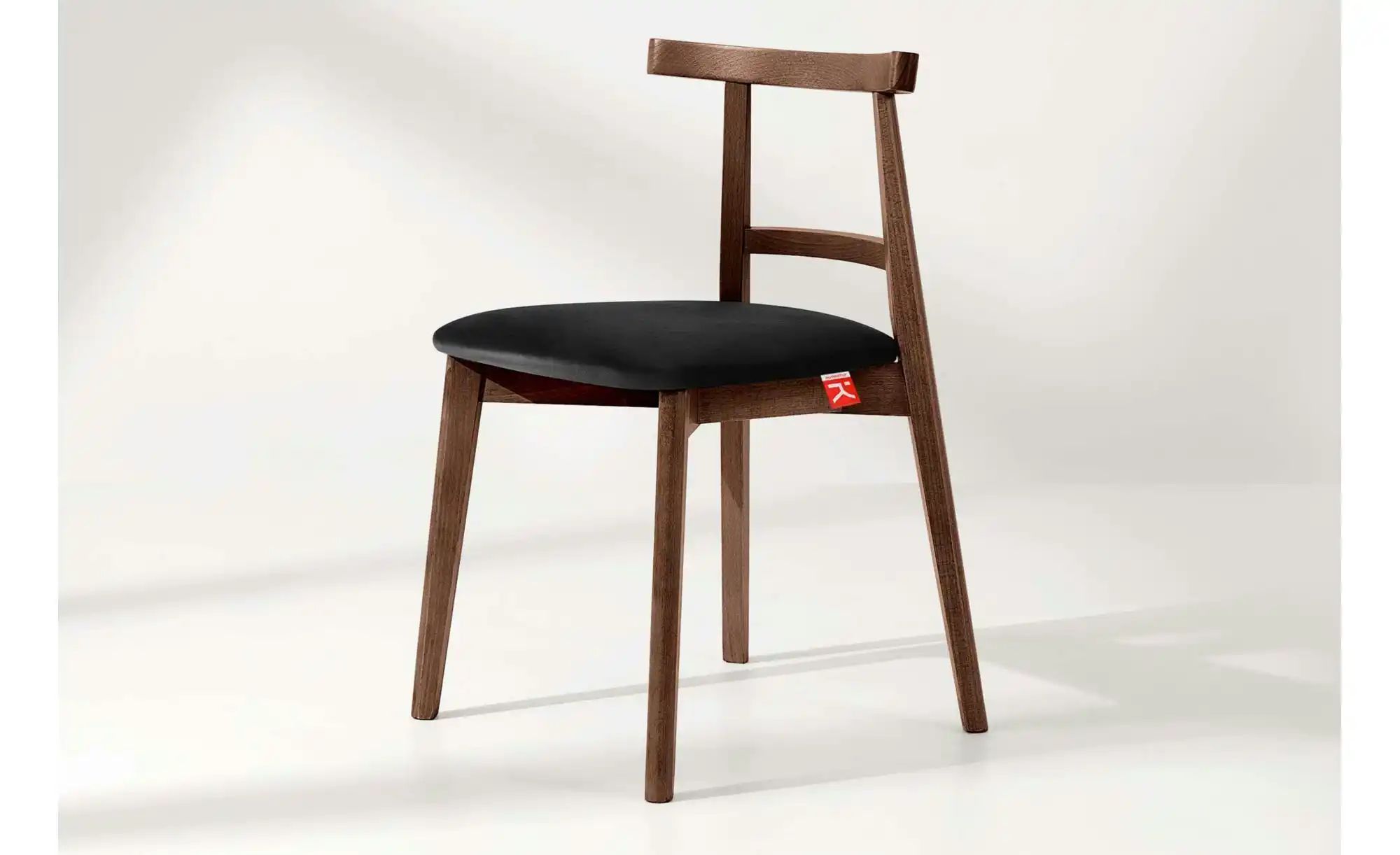 KONSIMO Holzstuhl 2er-Set   ¦ schwarz ¦ Maße (cm): B: 47 H: 76 Stühle > Pol günstig online kaufen