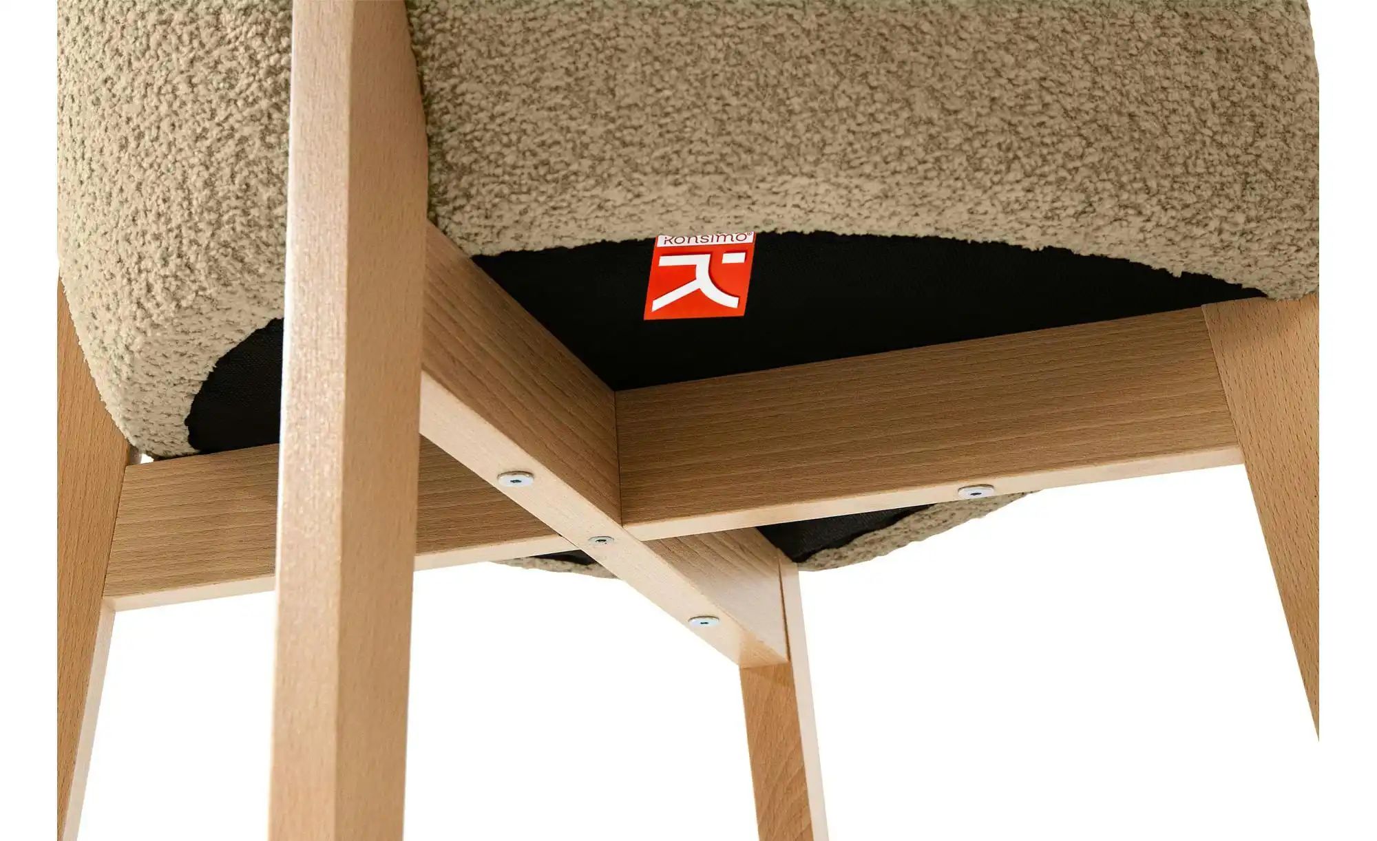 KONSIMO Polsterstuhl   ¦ beige ¦ Maße (cm): B: 54,5 H: 80 Stühle > Polsters günstig online kaufen