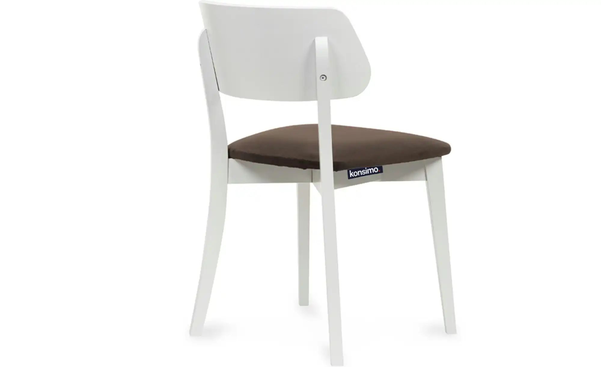KONSIMO Holzstuhl 2er-Set   ¦ braun ¦ Maße (cm): B: 47 H: 80,5 Stühle > Pol günstig online kaufen
