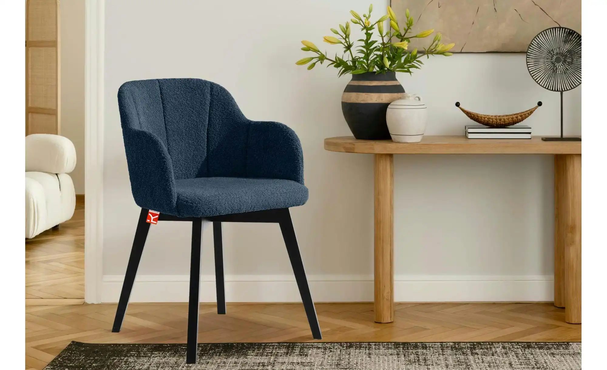 Thumbnail - KONSIMO Polsterstuhl   ¦ blau ¦ Maße (cm): B: 54,5 H: 80 Stühle > Polsterstühle - Höffner