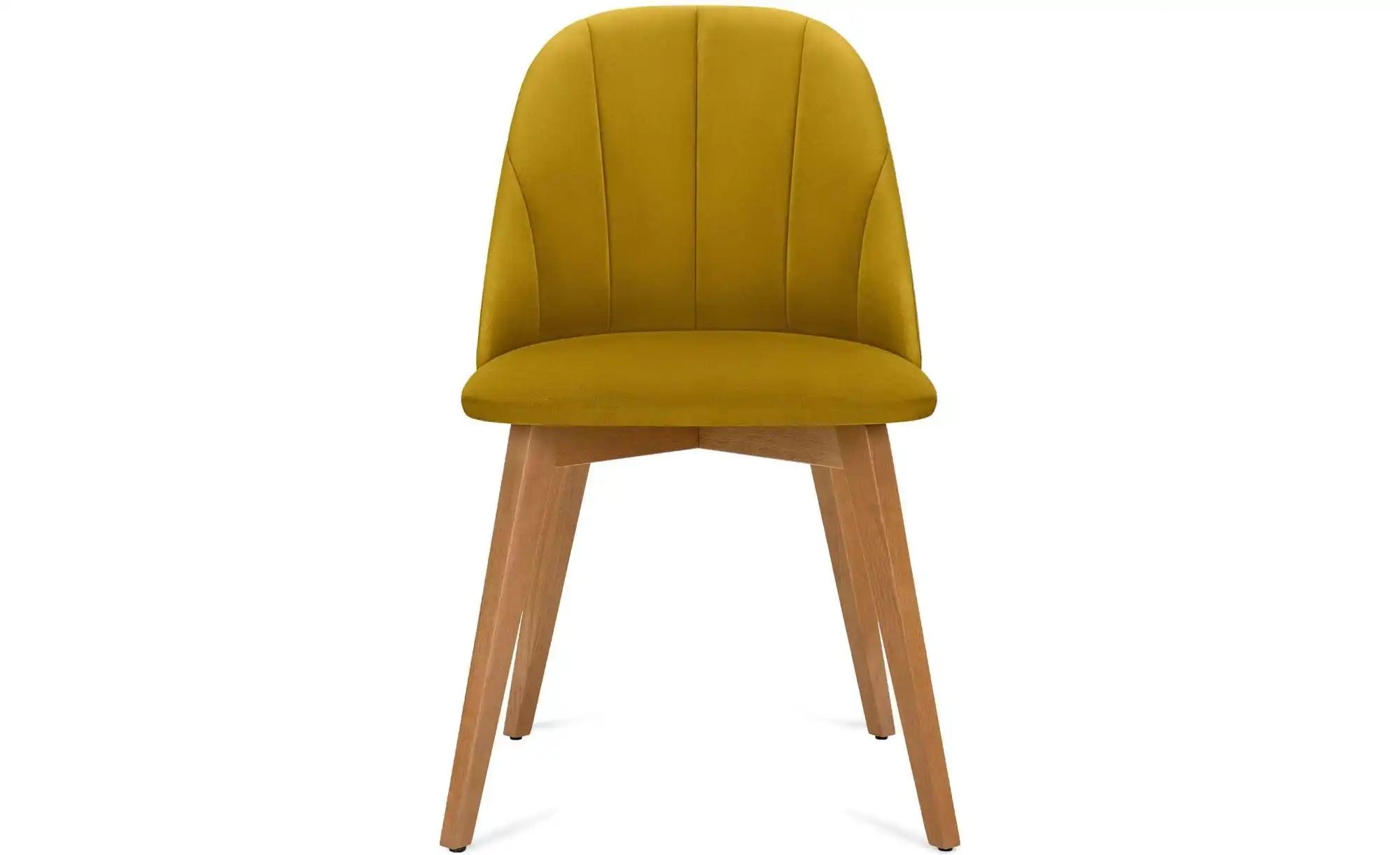 KONSIMO Polsterstuhl 2er-Set   ¦ gelb ¦ Maße (cm): B: 48 H: 86 Stühle > Pol günstig online kaufen