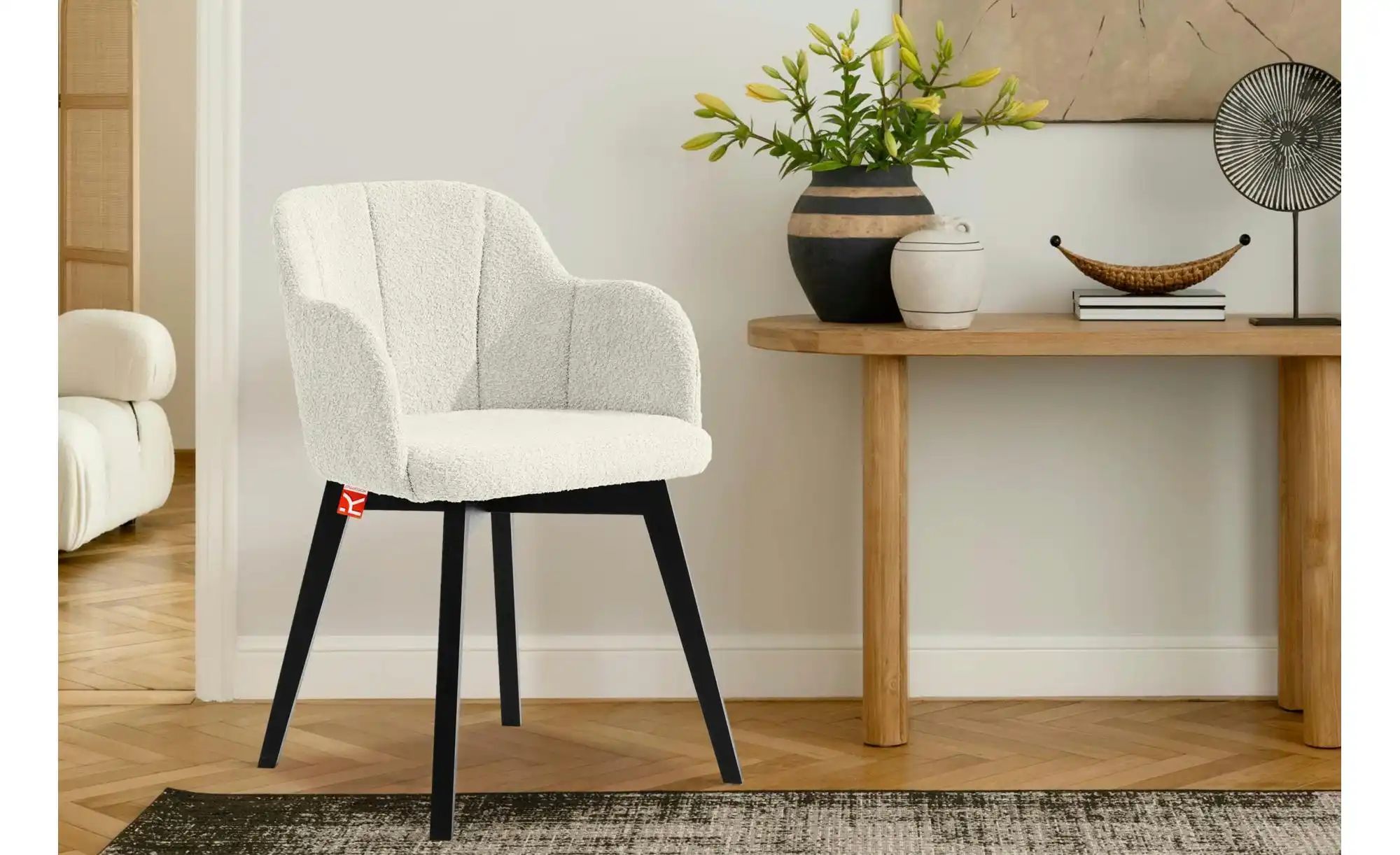 Thumbnail - KONSIMO Polsterstuhl   ¦ weiß ¦ Maße (cm): B: 54,5 H: 80 Stühle > Polsterstühle - Höffner