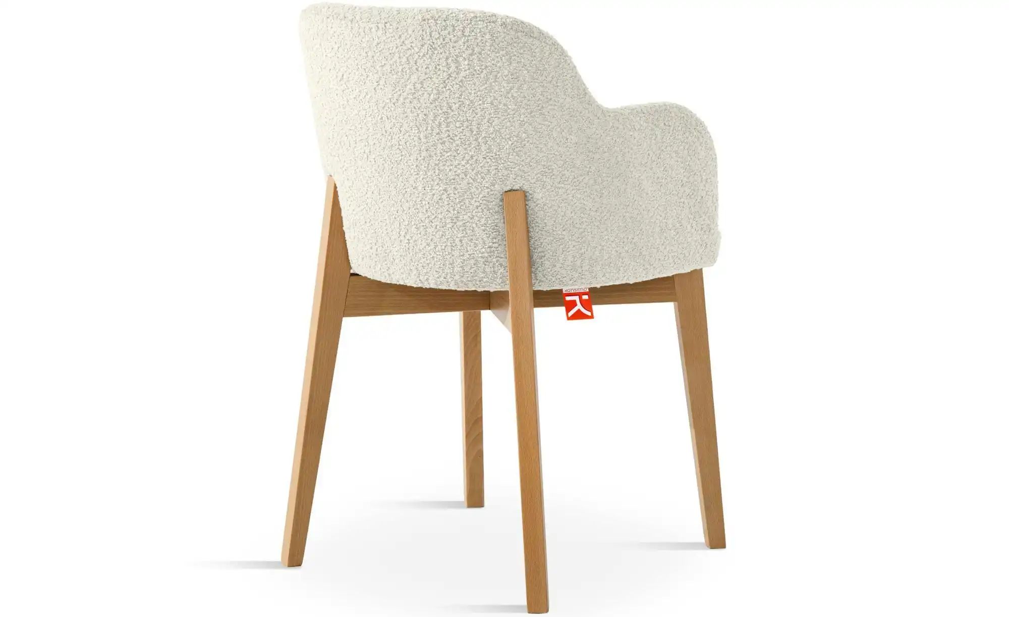 KONSIMO Polsterstuhl   ¦ weiß ¦ Maße (cm): B: 54,5 H: 80 Stühle > Polsterst günstig online kaufen