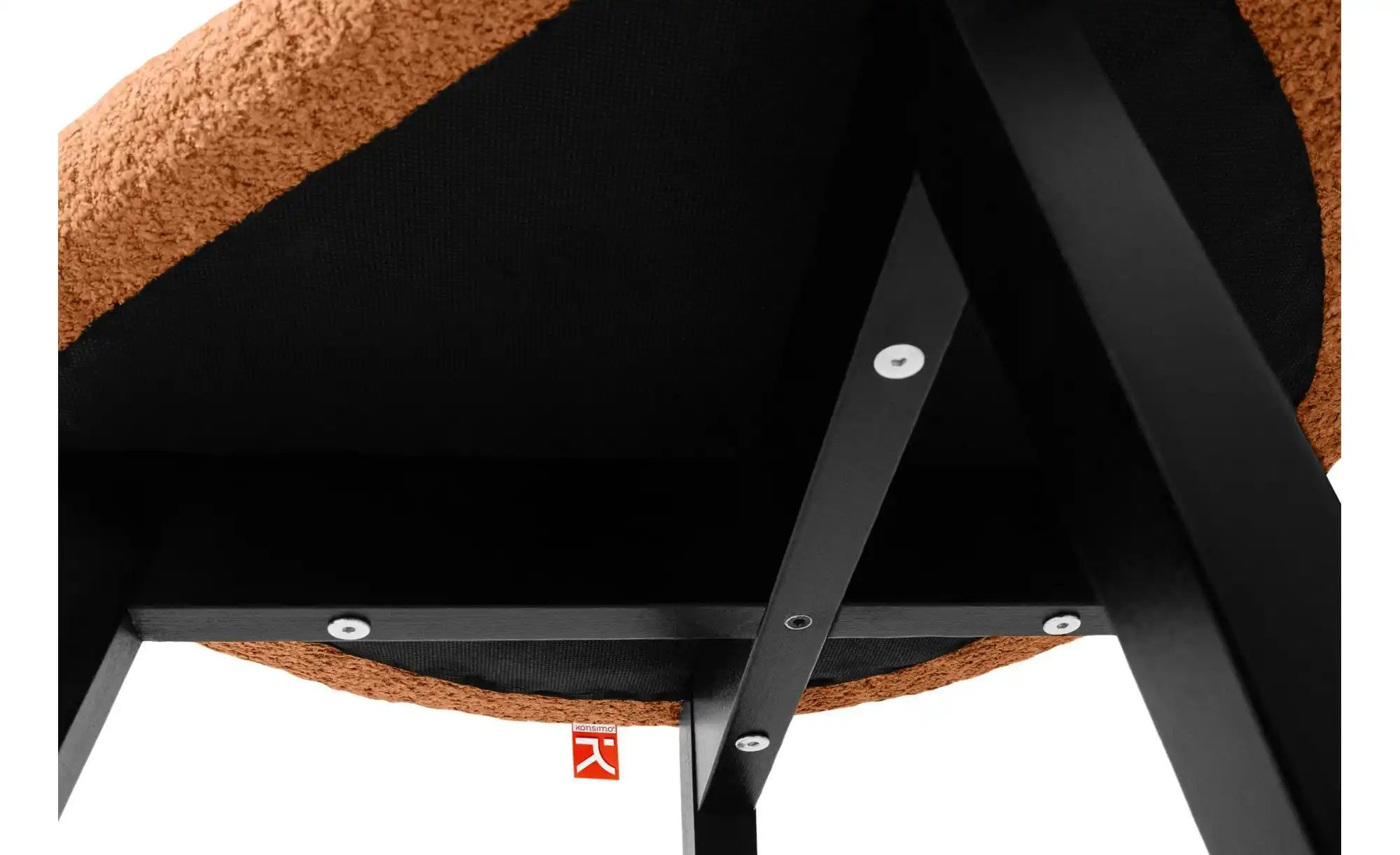 Thumbnail - KONSIMO Polsterstuhl   ¦ orange ¦ Maße (cm): B: 54,5 H: 80 Stühle > Polsterstühle - Höffner