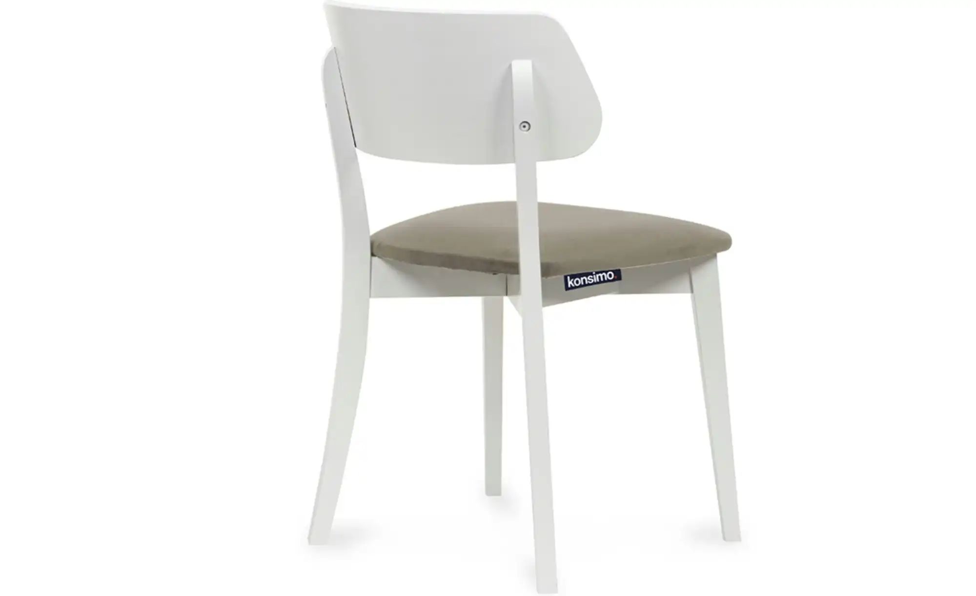 KONSIMO Holzstuhl 2er-Set   ¦ beige ¦ Maße (cm): B: 47 H: 80,5 Stühle > Pol günstig online kaufen