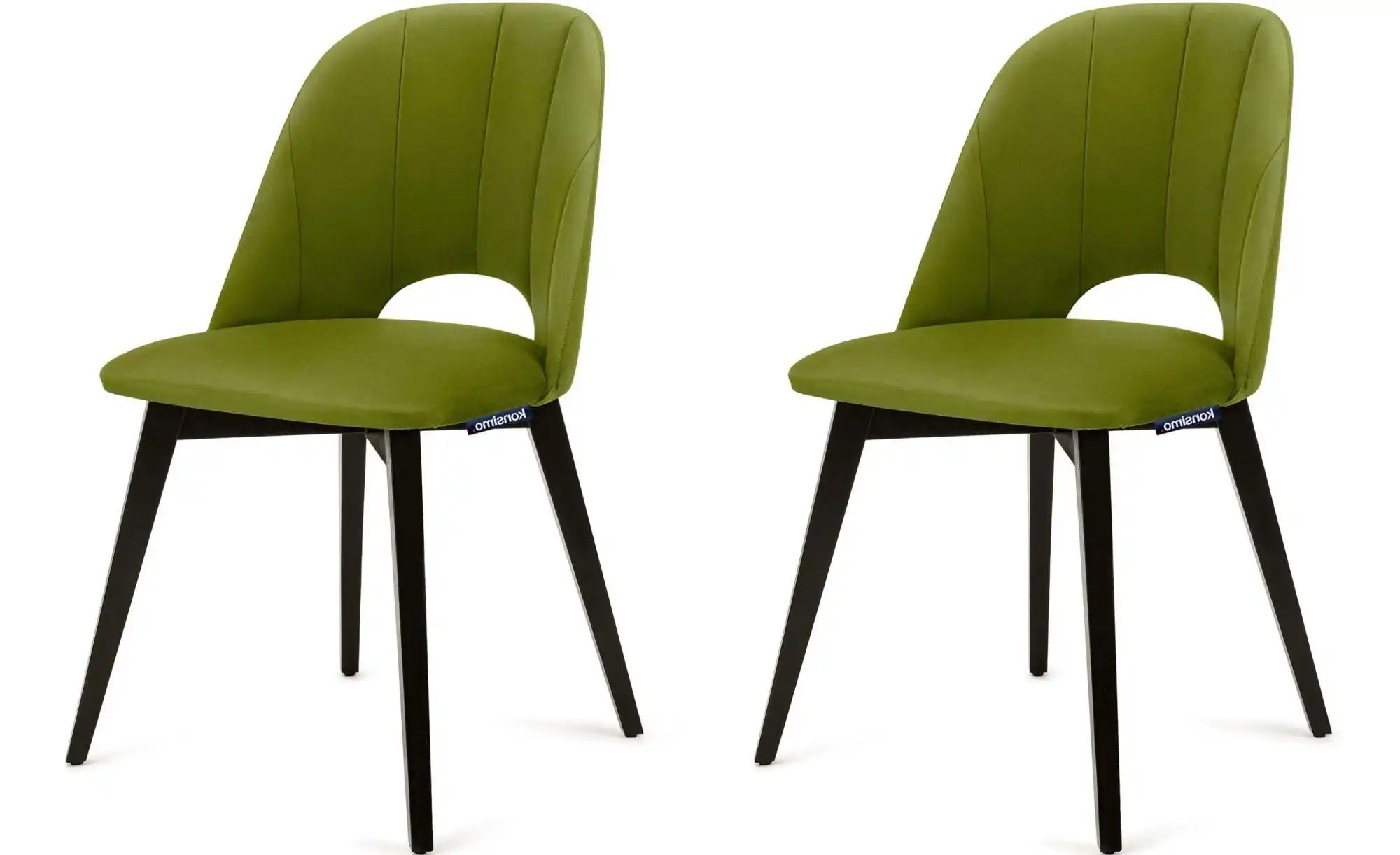KONSIMO Polsterstuhl 2er-Set   ¦ grün ¦ Maße (cm): B: 48 H: 86 Stühle > Pol günstig online kaufen
