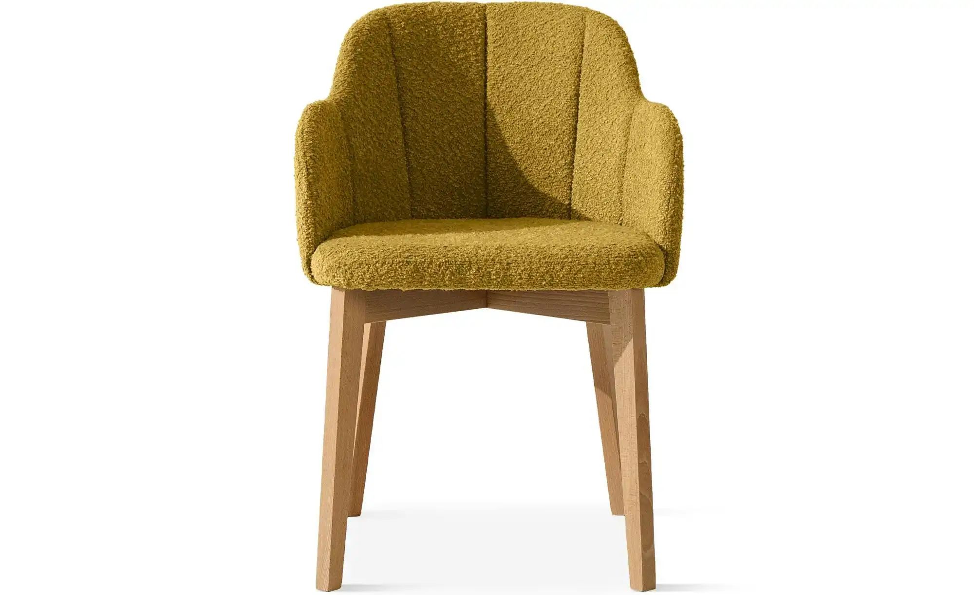 KONSIMO Polsterstuhl   ¦ gelb ¦ Maße (cm): B: 54,5 H: 80 Stühle > Polsterst günstig online kaufen