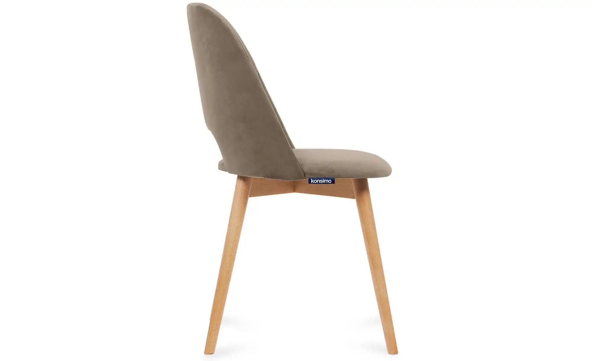 KONSIMO Polsterstuhl 2er-Set   ¦ beige ¦ Maße (cm): B: 48 H: 86 Stühle > Po günstig online kaufen