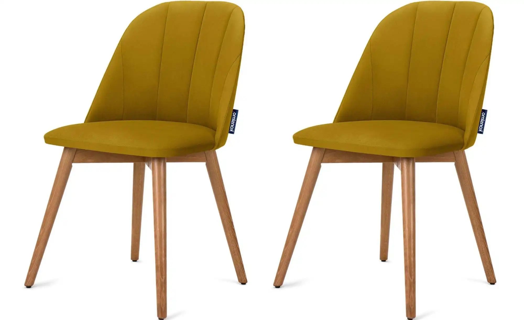 KONSIMO Polsterstuhl 2er-Set   ¦ gelb ¦ Maße (cm): B: 48 H: 86 Stühle > Pol günstig online kaufen