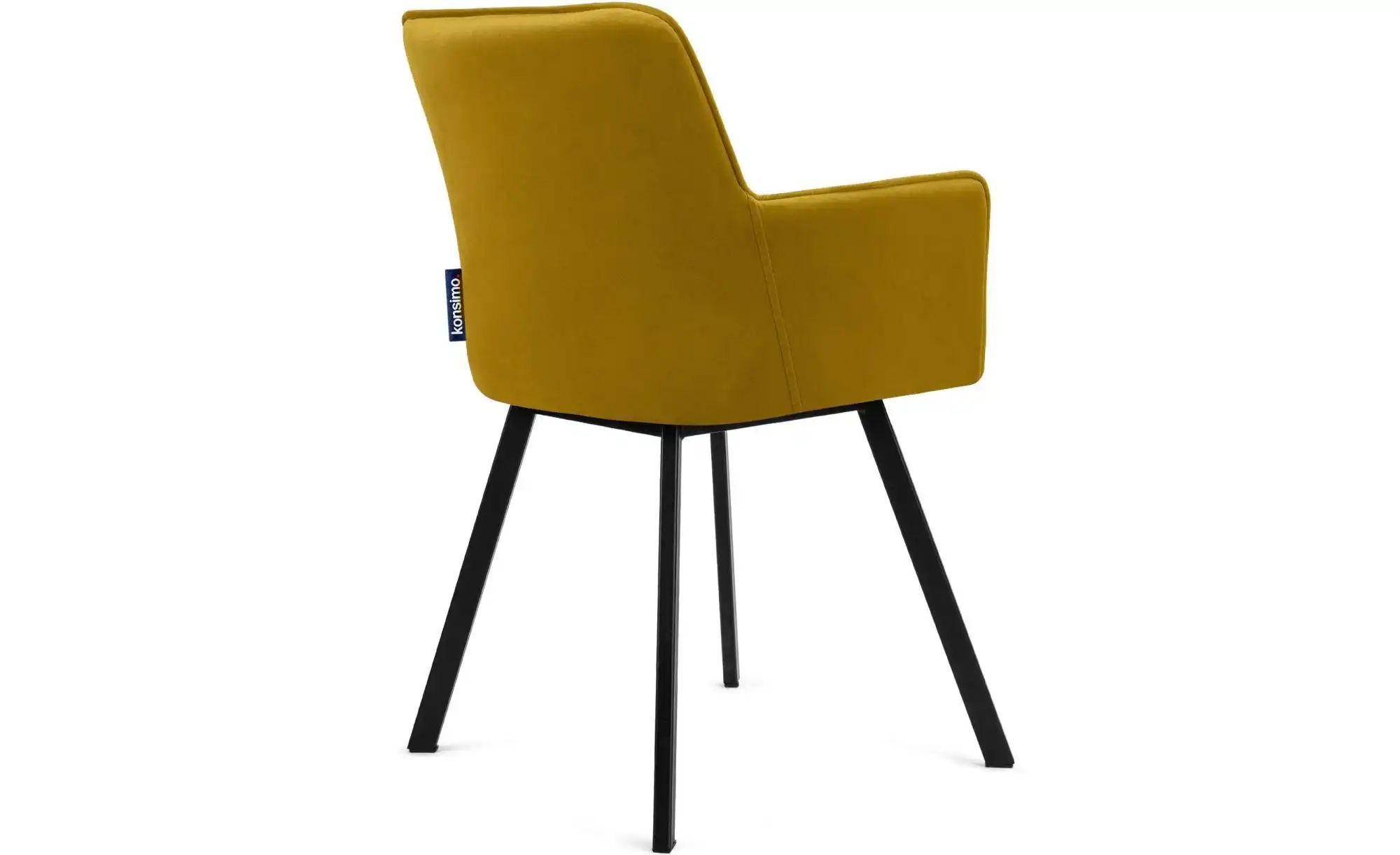 Thumbnail - KONSIMO Polsterstuhl   ¦ gelb ¦ Maße (cm): B: 56 H: 84 Stühle > Polsterstühle - Höffner