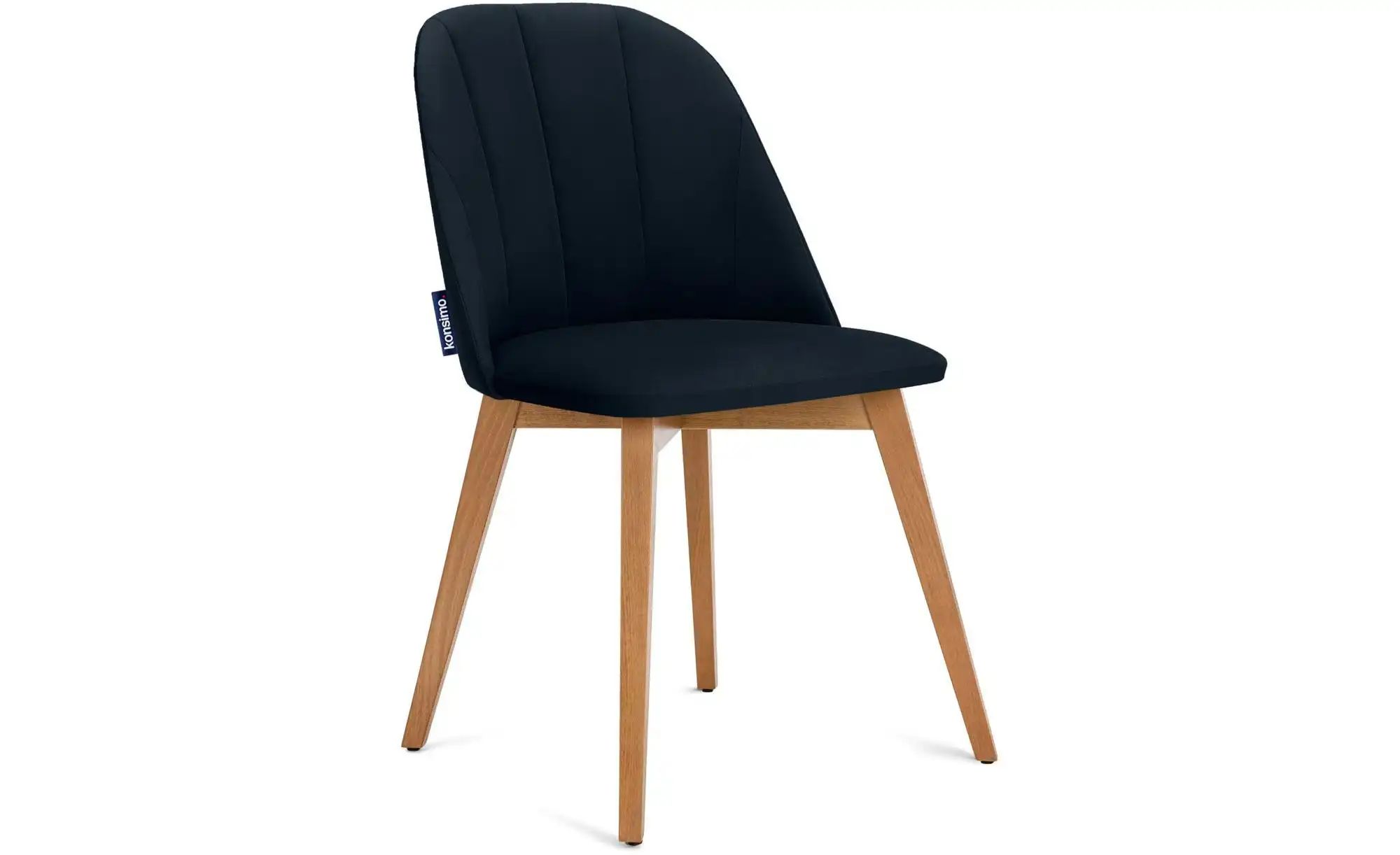 KONSIMO Polsterstuhl 2er-Set   ¦ blau ¦ Maße (cm): B: 48 H: 86 Stühle > Pol günstig online kaufen