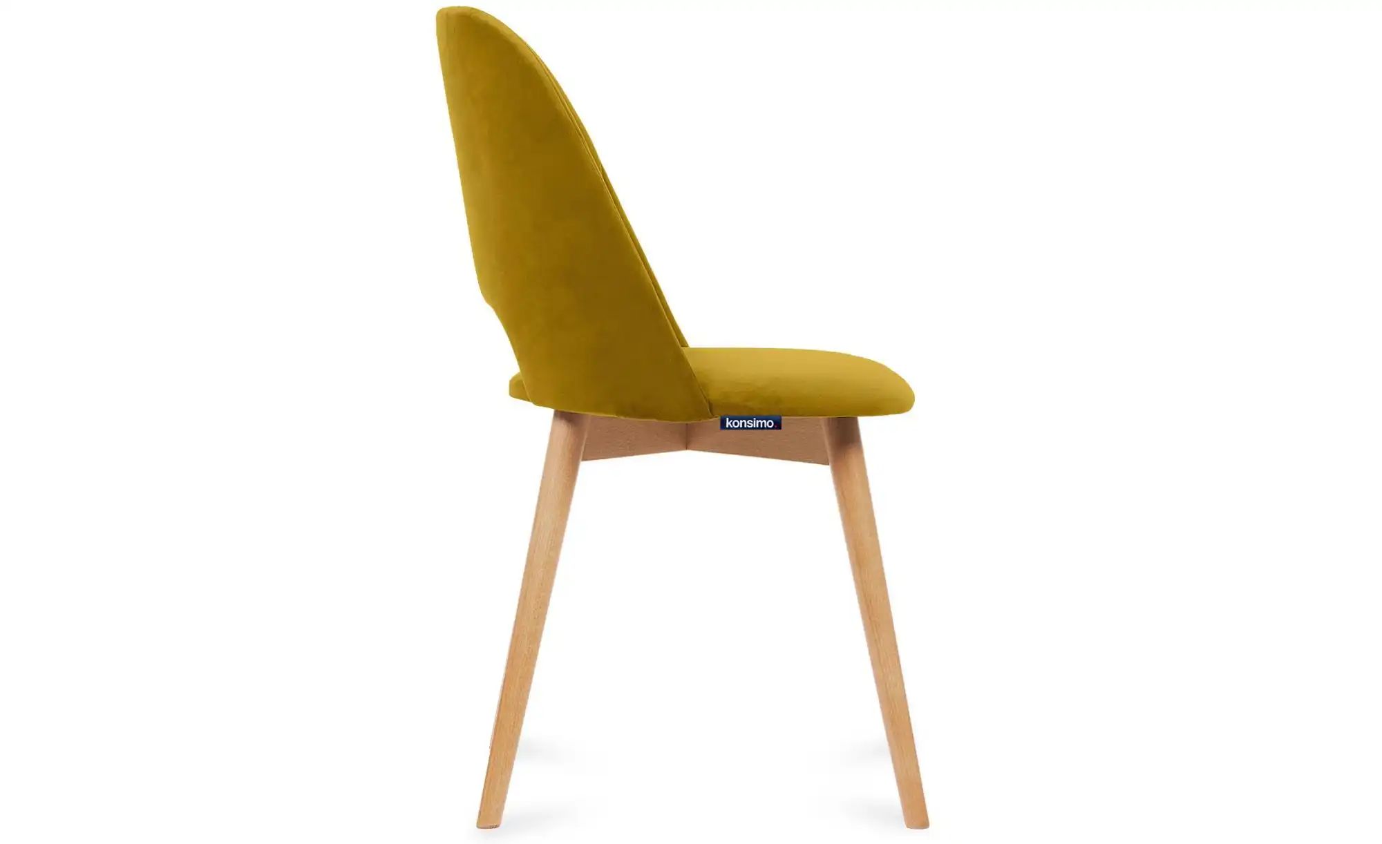 KONSIMO Polsterstuhl 2er-Set   ¦ gelb ¦ Maße (cm): B: 48 H: 86 Stühle > Pol günstig online kaufen