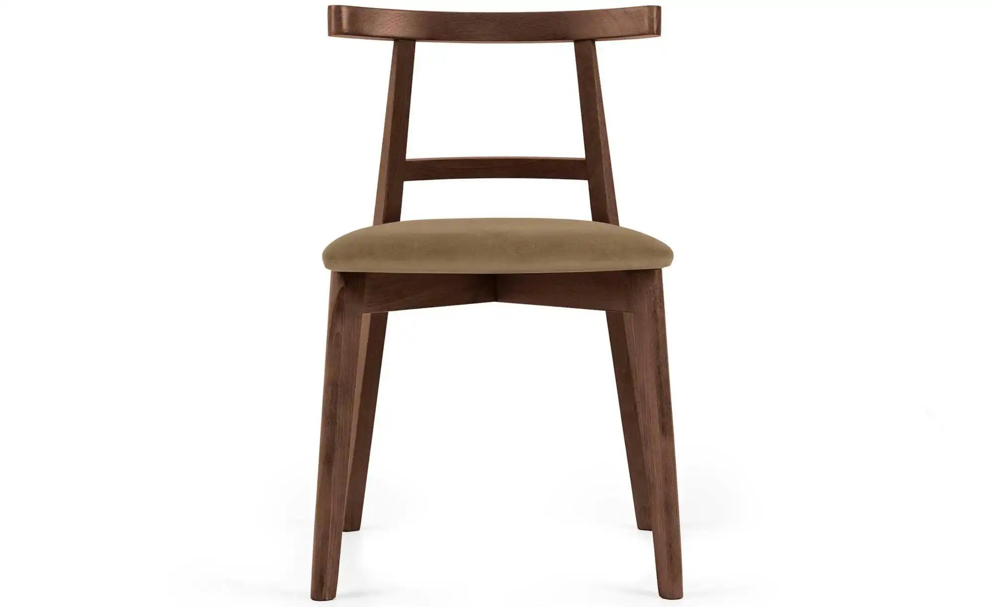 KONSIMO Holzstuhl 2er-Set   ¦ beige ¦ Maße (cm): B: 47 H: 76 Stühle > Polst günstig online kaufen