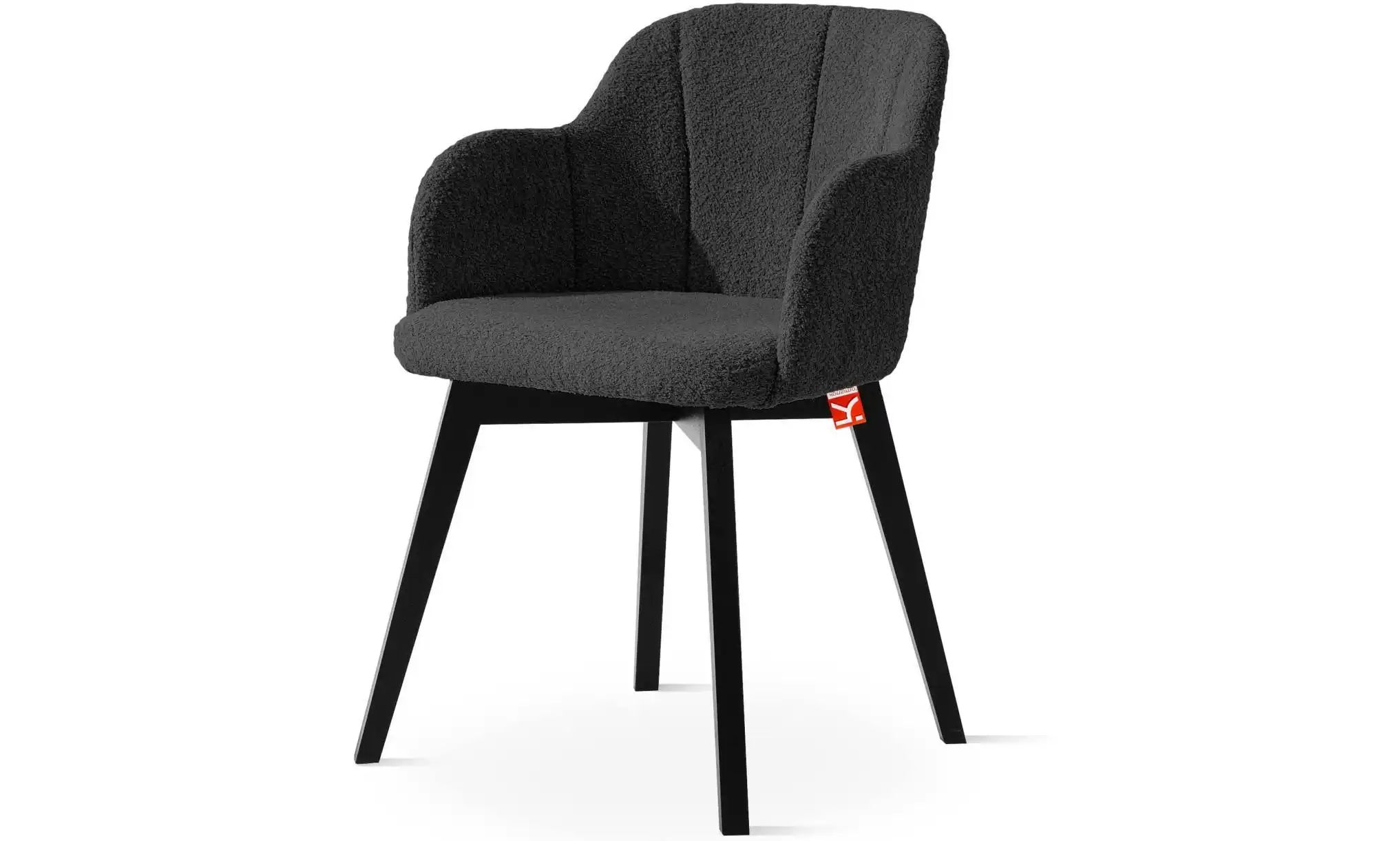 KONSIMO Polsterstuhl   ¦ schwarz ¦ Maße (cm): B: 54,5 H: 80 Stühle > Polste günstig online kaufen