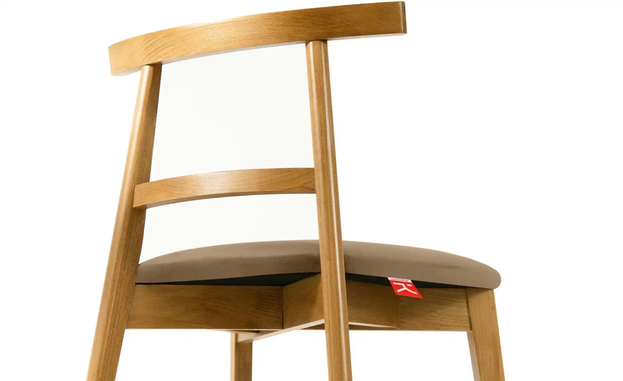 KONSIMO Holzstuhl 2er-Set   ¦ beige ¦ Maße (cm): B: 47 H: 76 Stühle > Polst günstig online kaufen