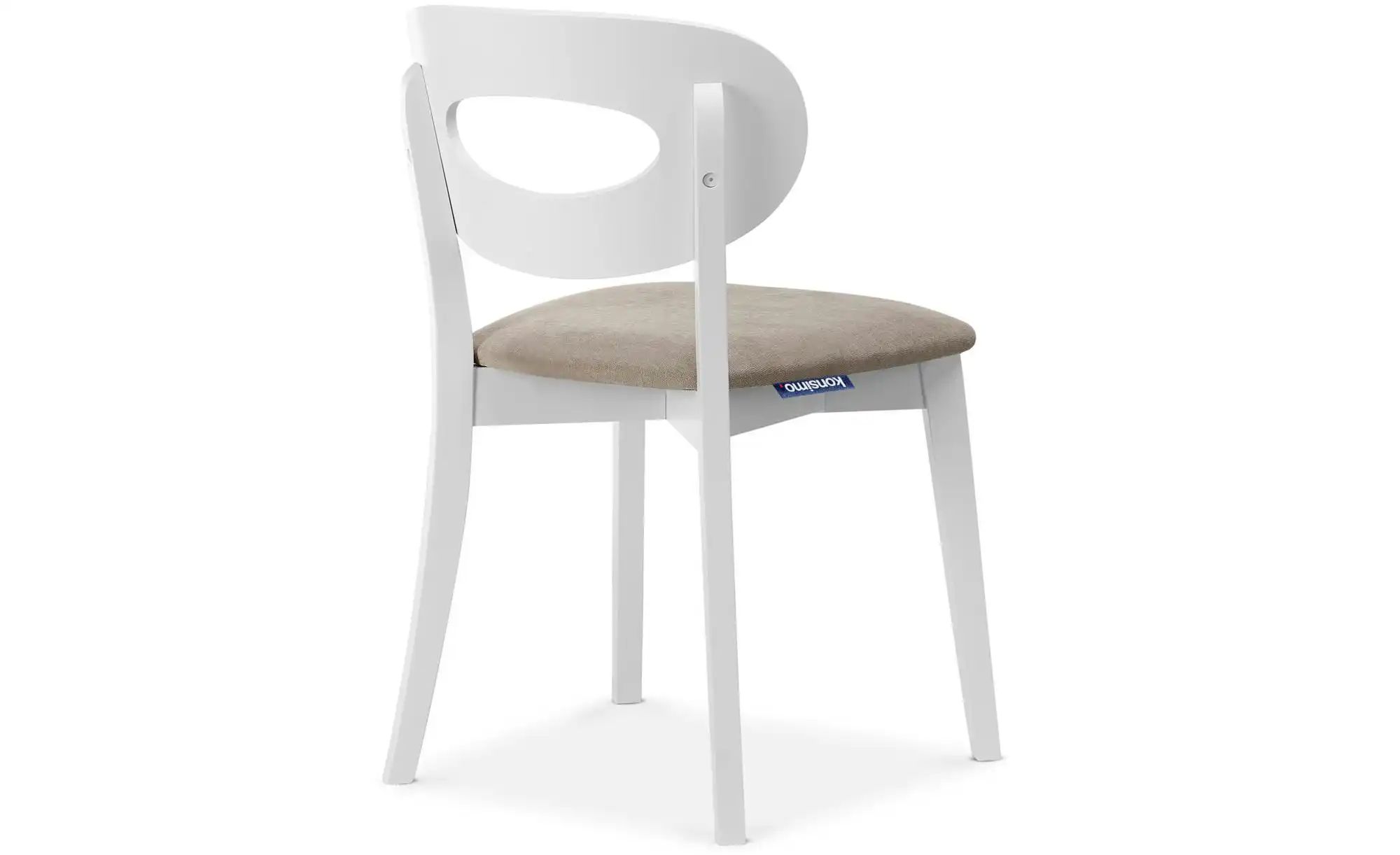 KONSIMO Polsterstuhl 2er-Set   ¦ beige ¦ Maße (cm): B: 47 H: 80 Stühle > Po günstig online kaufen