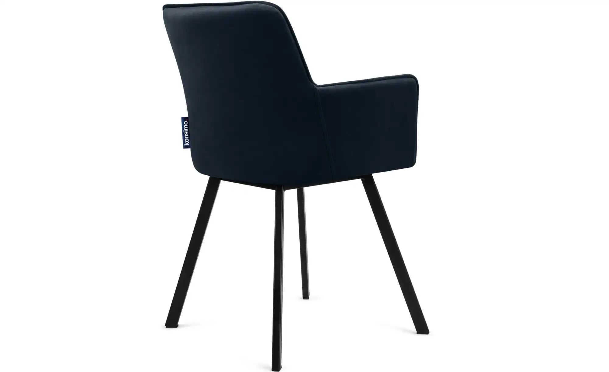 KONSIMO Polsterstuhl   ¦ blau ¦ Maße (cm): B: 56 H: 84 Stühle > Polsterstüh günstig online kaufen