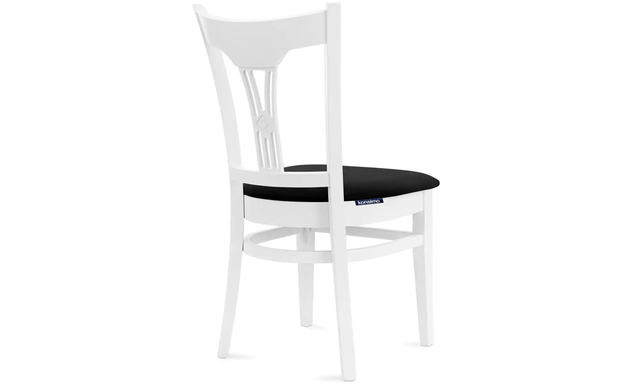 KONSIMO Esszimmerstuhl 2er-Set   ¦ schwarz ¦ Maße (cm): B: 45,5 H: 90,5 Stü günstig online kaufen