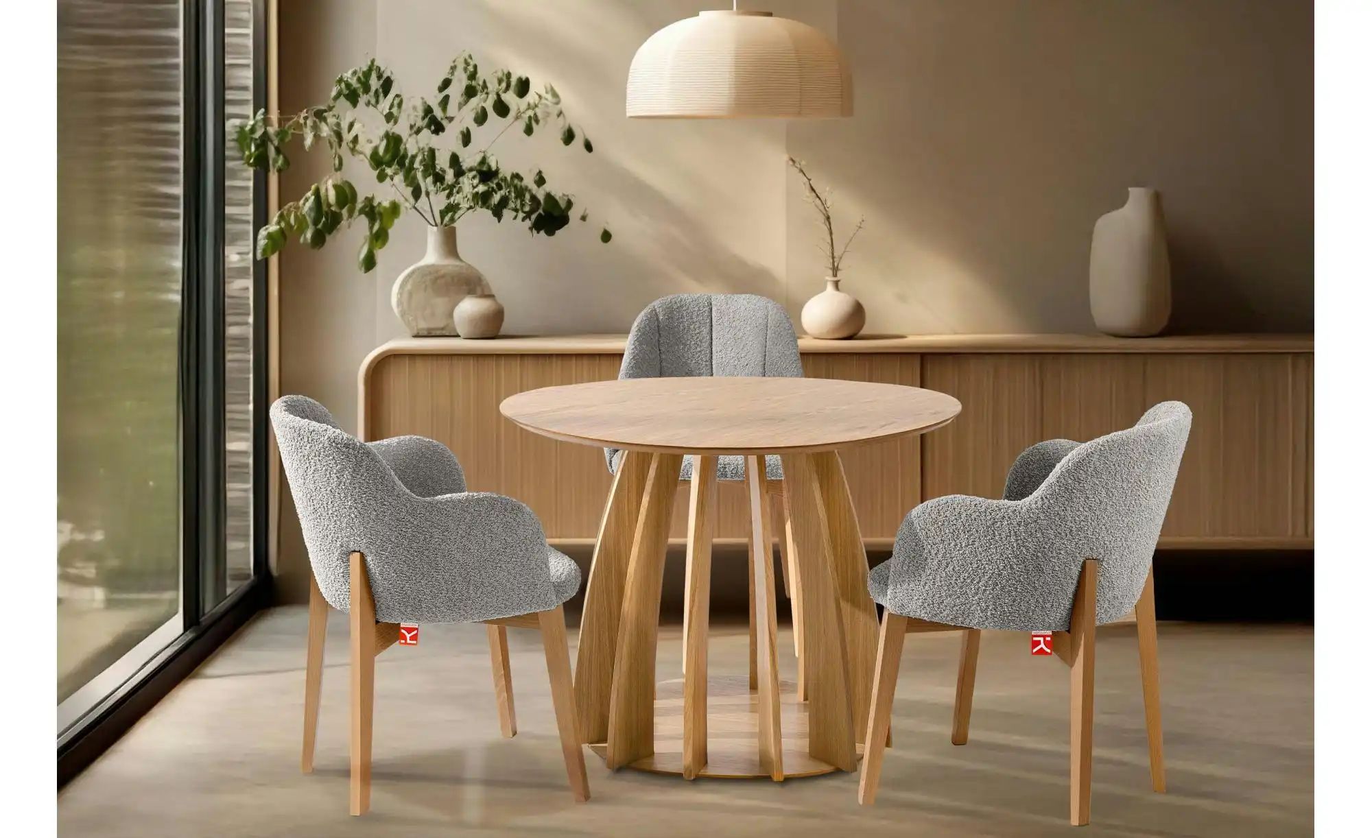 Thumbnail - KONSIMO Polsterstuhl   ¦ grau ¦ Maße (cm): B: 54,5 H: 80 Stühle > Polsterstühle - Höffner