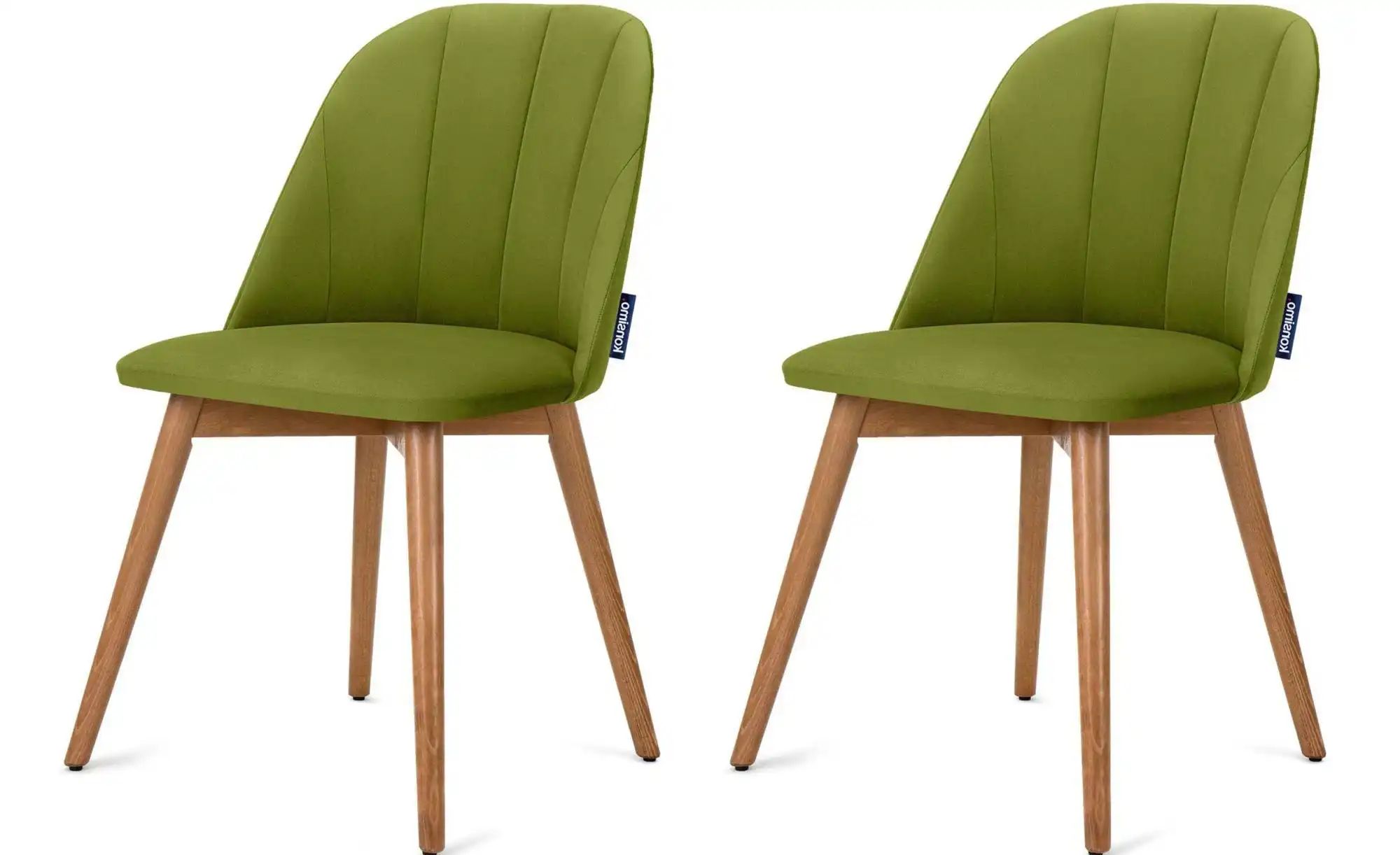 KONSIMO Polsterstuhl 2er-Set   ¦ grün ¦ Maße (cm): B: 48 H: 86 Stühle > Pol günstig online kaufen