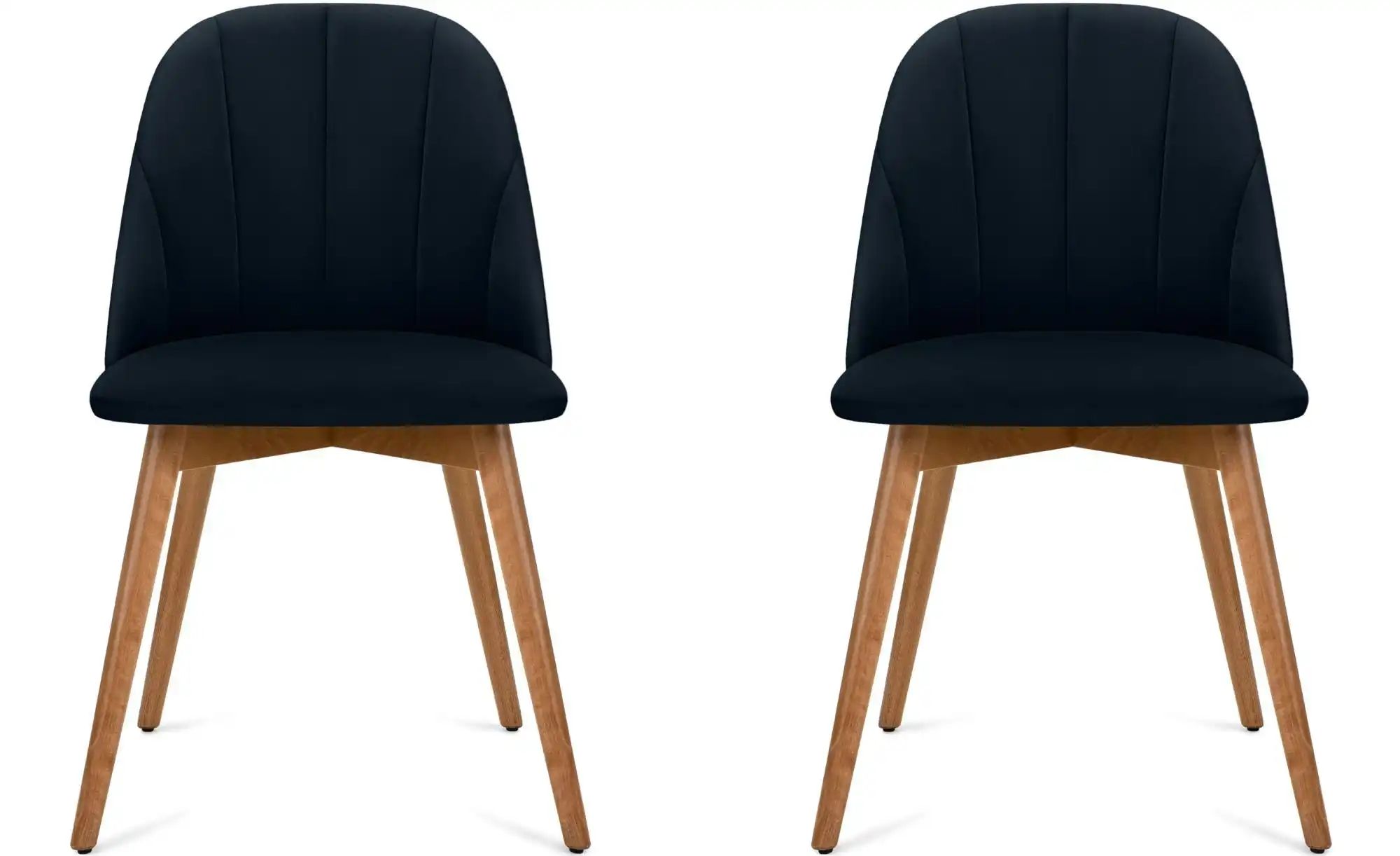 KONSIMO Polsterstuhl 2er-Set   ¦ blau ¦ Maße (cm): B: 48 H: 86 Stühle > Pol günstig online kaufen