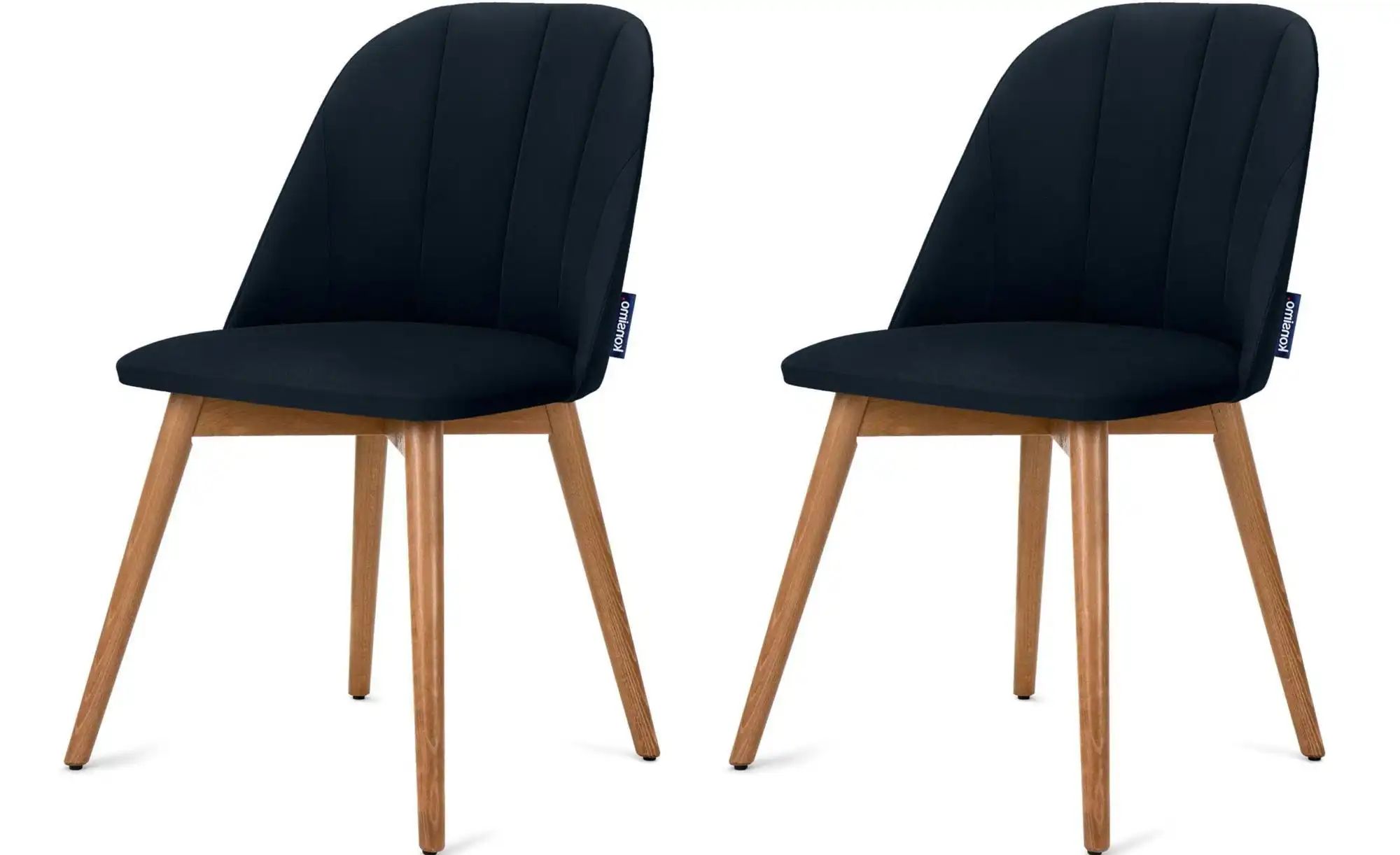 KONSIMO Polsterstuhl 2er-Set   ¦ blau ¦ Maße (cm): B: 48 H: 86 Stühle > Pol günstig online kaufen