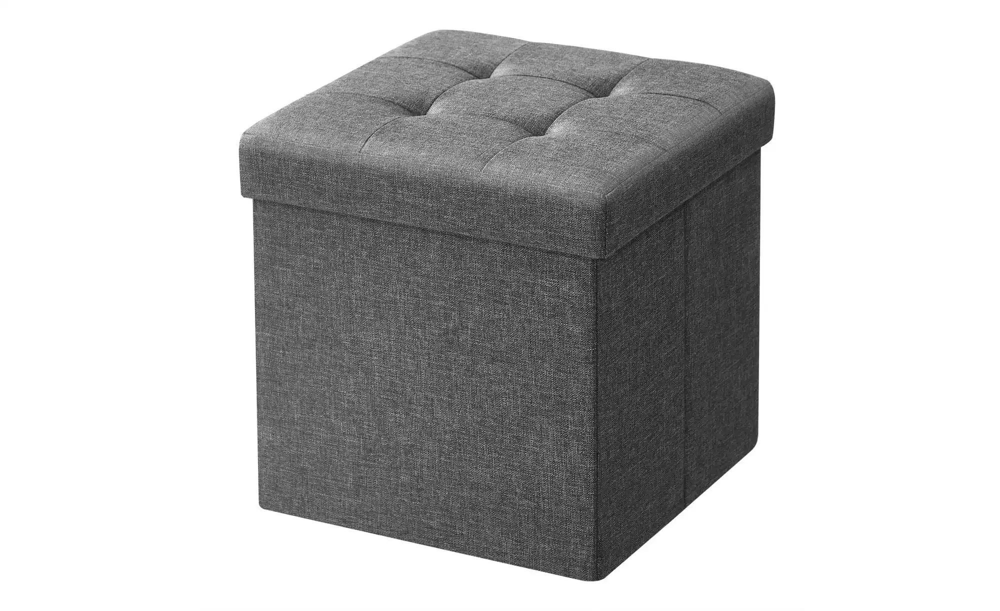 Hocker   ¦ grau ¦ Maße (cm): B: 30 H: 30 Polstermöbel > Hocker - Höffner günstig online kaufen