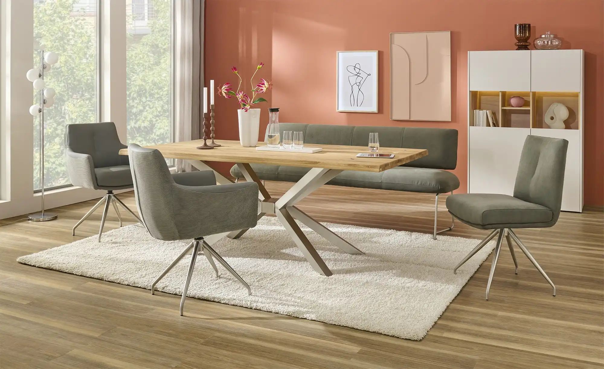 Thumbnail - MONDO Esszimmerstuhl  Natur Folara ¦ Maße (cm): B: 52 H: 91 T: 67.0 Stühle > Küchenstühle > Polster Küchenstühle - Höffn...