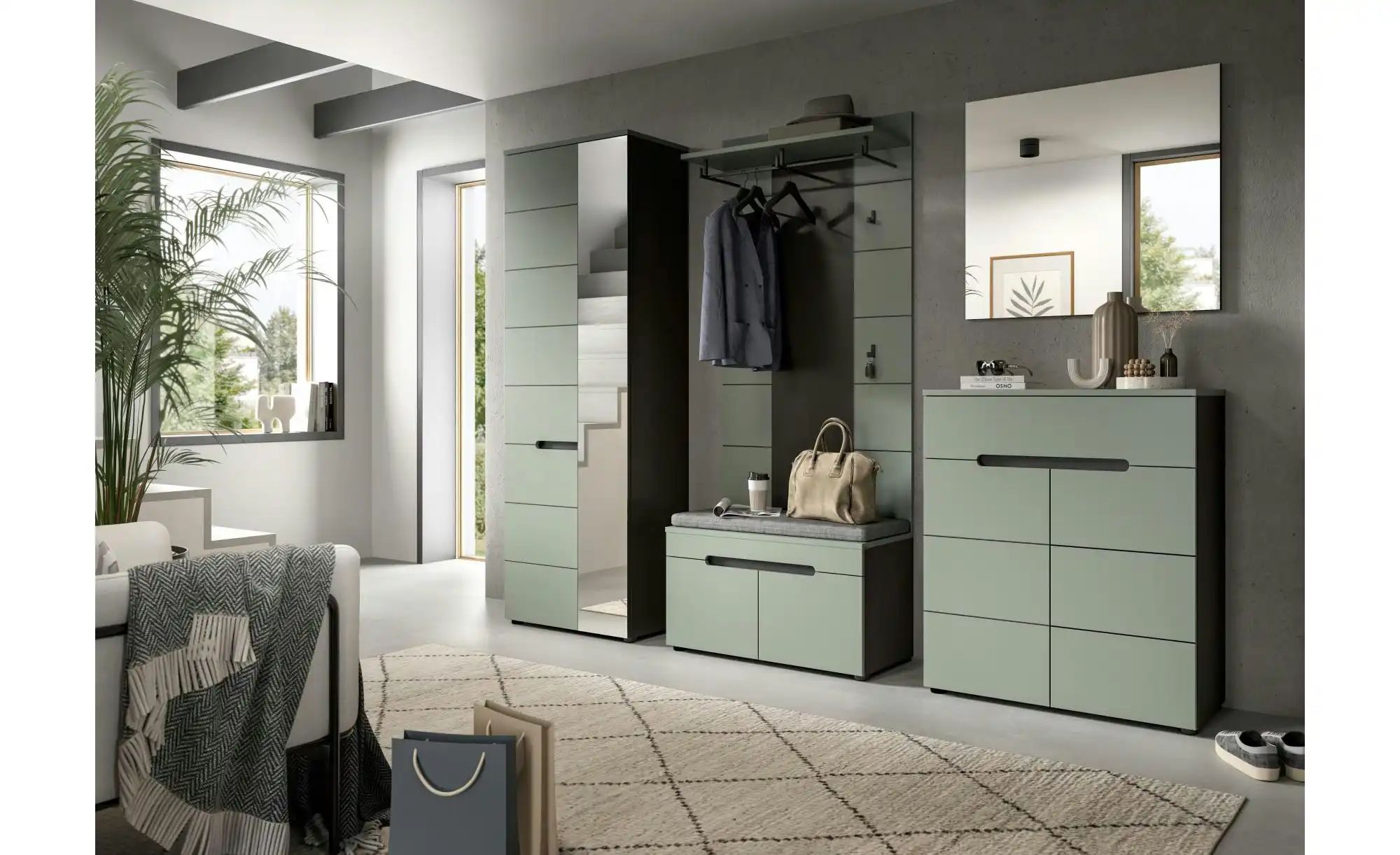 Thumbnail - Sitzbank ¦ grau ¦ Maße (cm): B: 80 H: 45 Bänke > Einzelbänke - Höffner