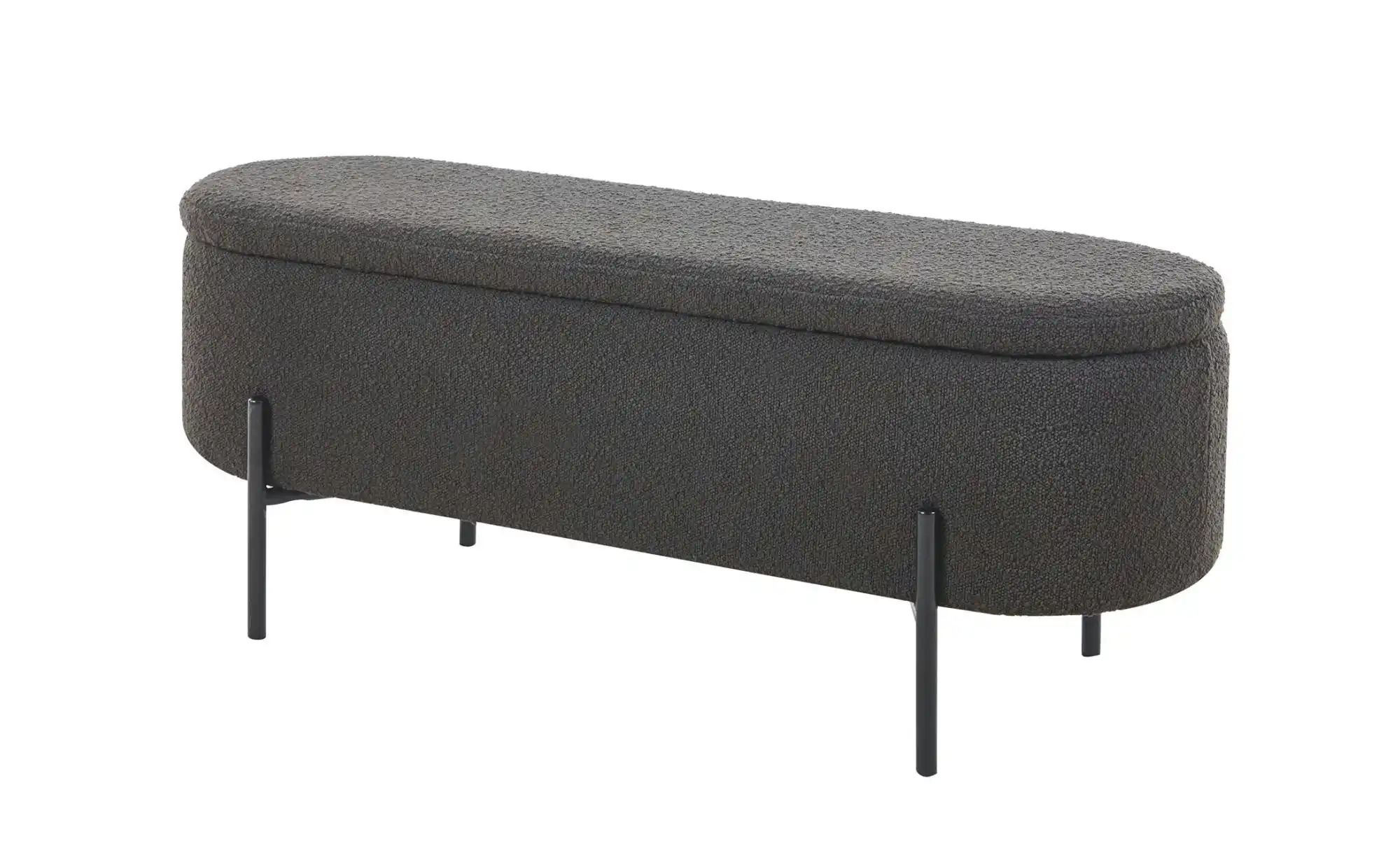 Bettbank   ¦ grau ¦ Maße (cm): B: 110 H: 44 Polstermöbel > Hocker - Höffner günstig online kaufen