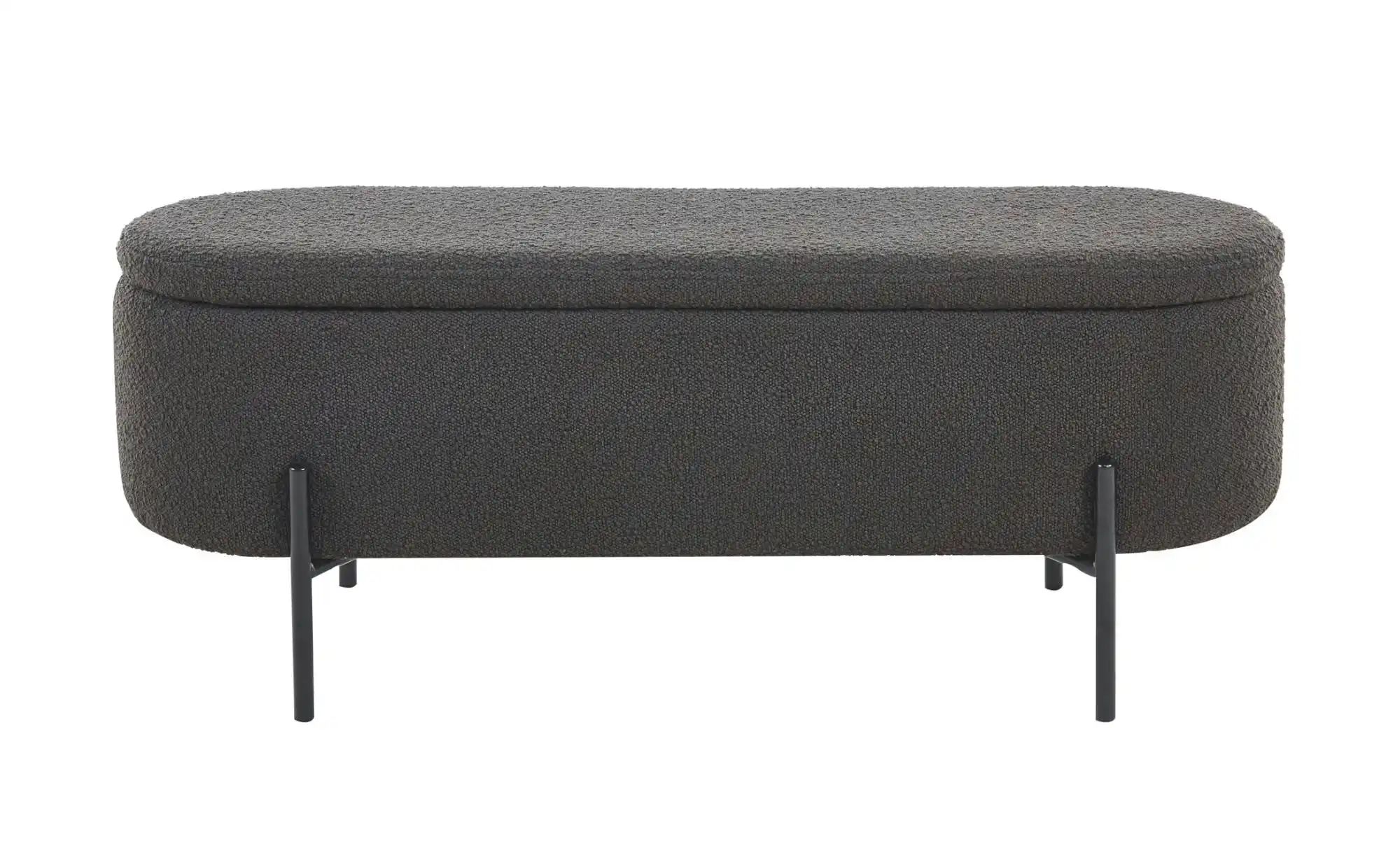 Bettbank   ¦ grau ¦ Maße (cm): B: 110 H: 44 Polstermöbel > Hocker - Höffner günstig online kaufen