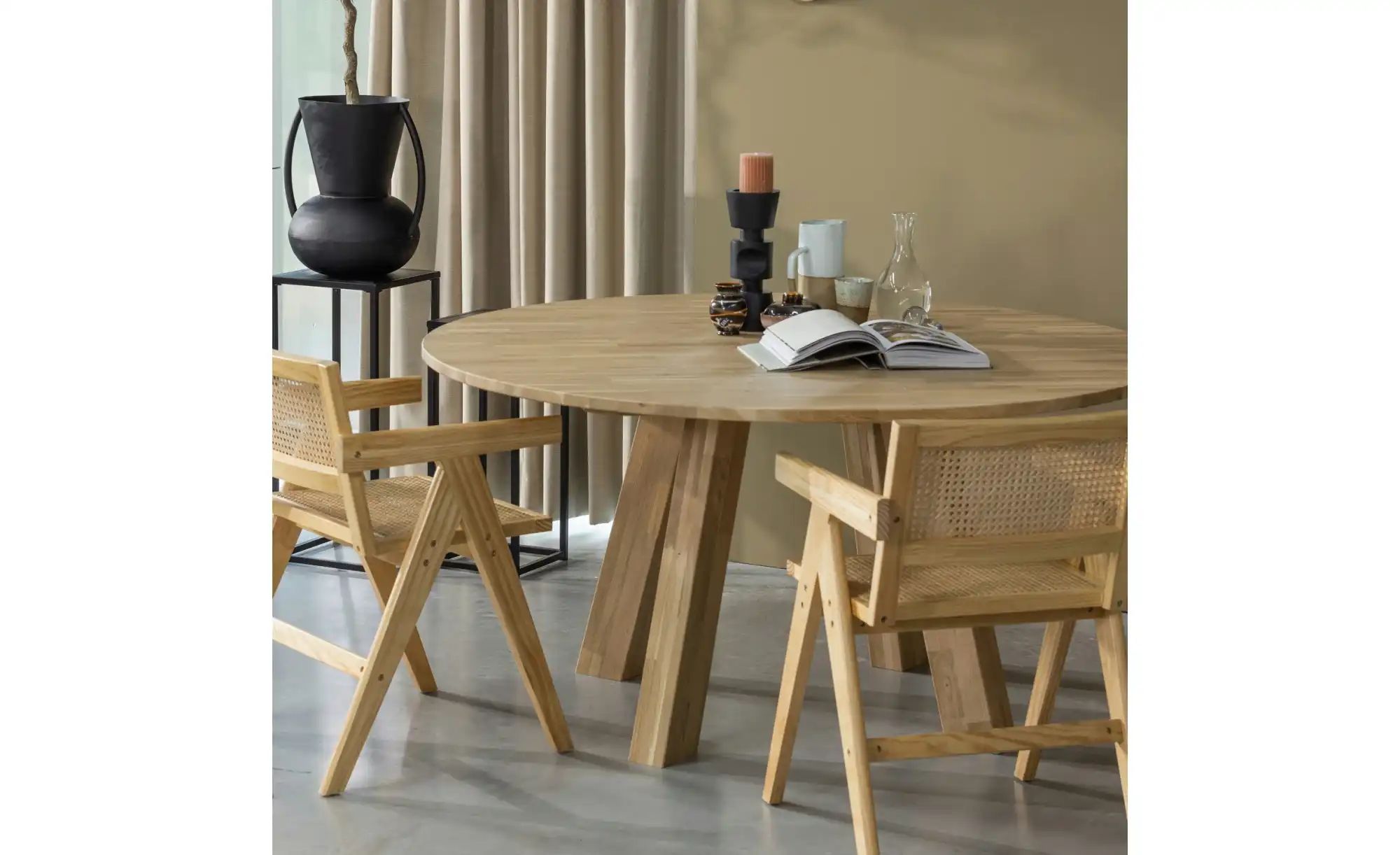 Esstisch   ¦ holzfarben ¦ Maße (cm): H: 75  Ø: 150 Tische > Esstische > Ess günstig online kaufen