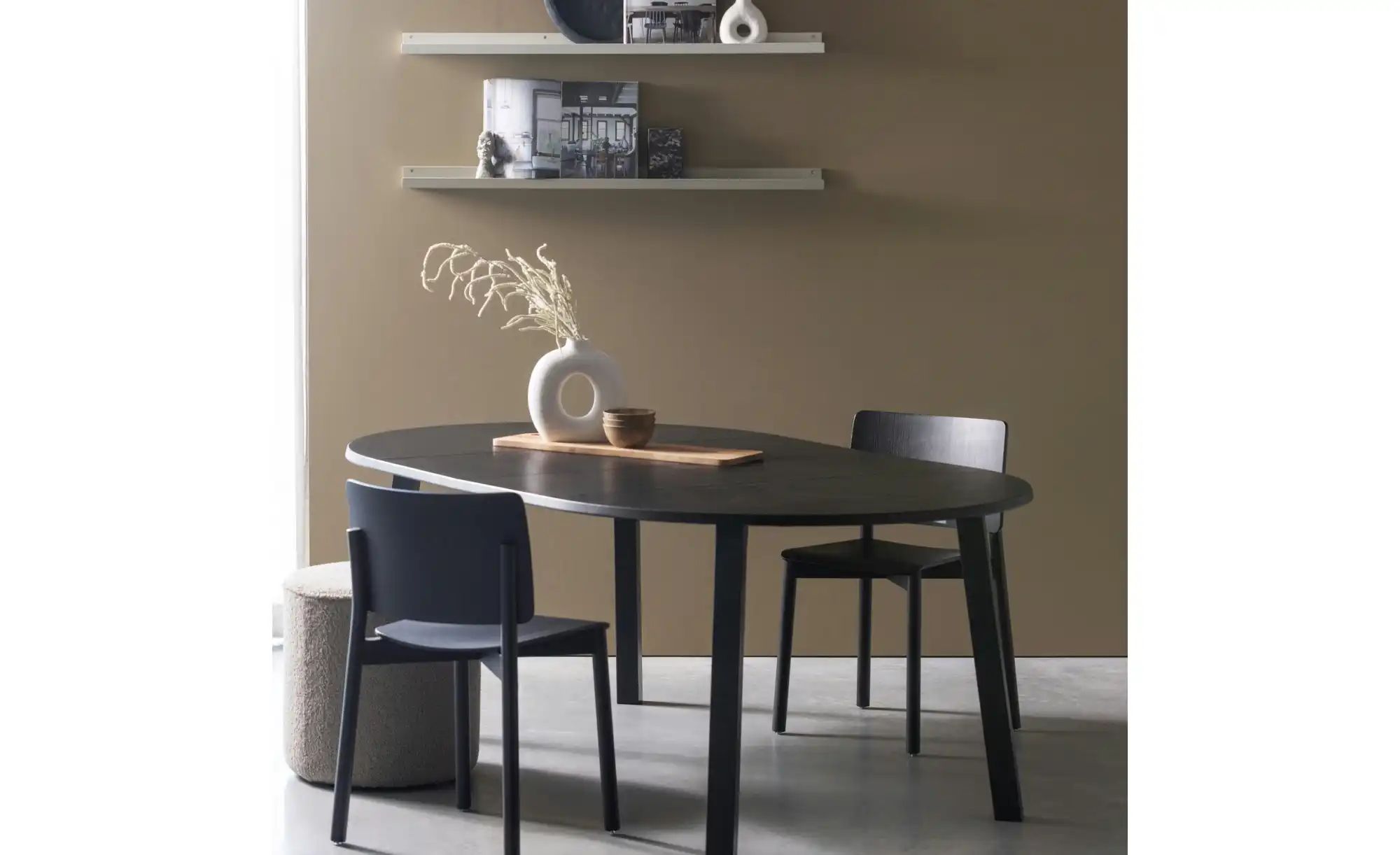 Esstisch   ¦ schwarz ¦ Maße (cm): H: 75  Ø: 120 Tische > Esstische > Esstis günstig online kaufen