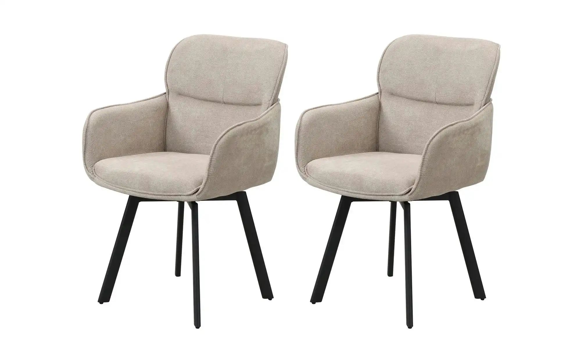 by Living Stuhl 2er-Set   ¦ braun ¦ Maße (cm): B: 61 H: 90 Stühle > Esszimm günstig online kaufen