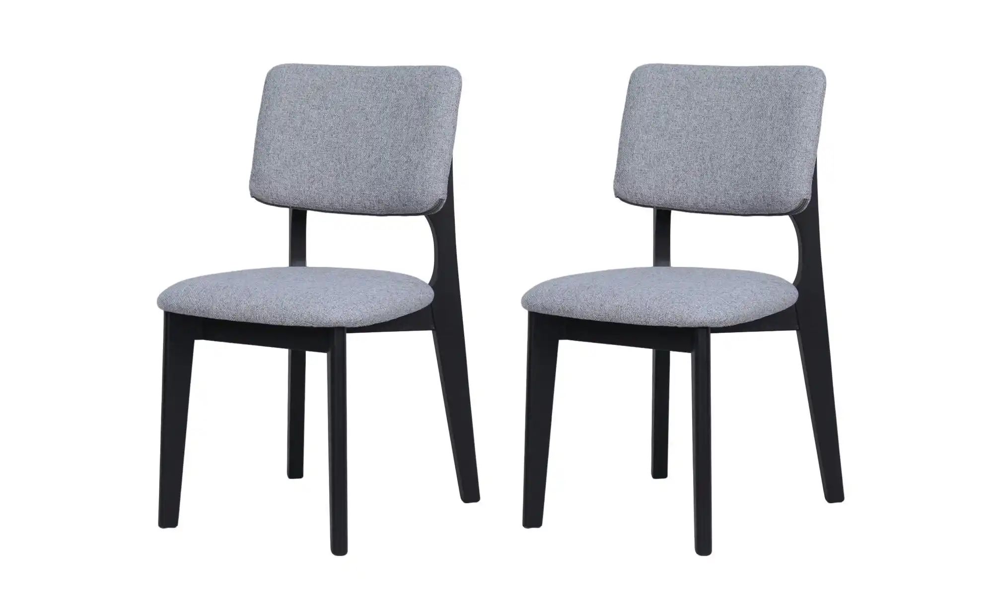 by Living Stuhl 2er-Set   ¦ grau ¦ Maße (cm): B: 48 H: 87 Stühle > Esszimme günstig online kaufen