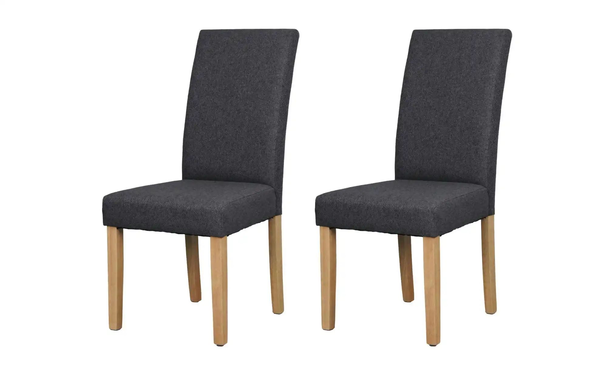 by Living Stuhl 2er-Set   ¦ grau ¦ Maße (cm): B: 47 H: 99,5 Stühle > Esszim günstig online kaufen