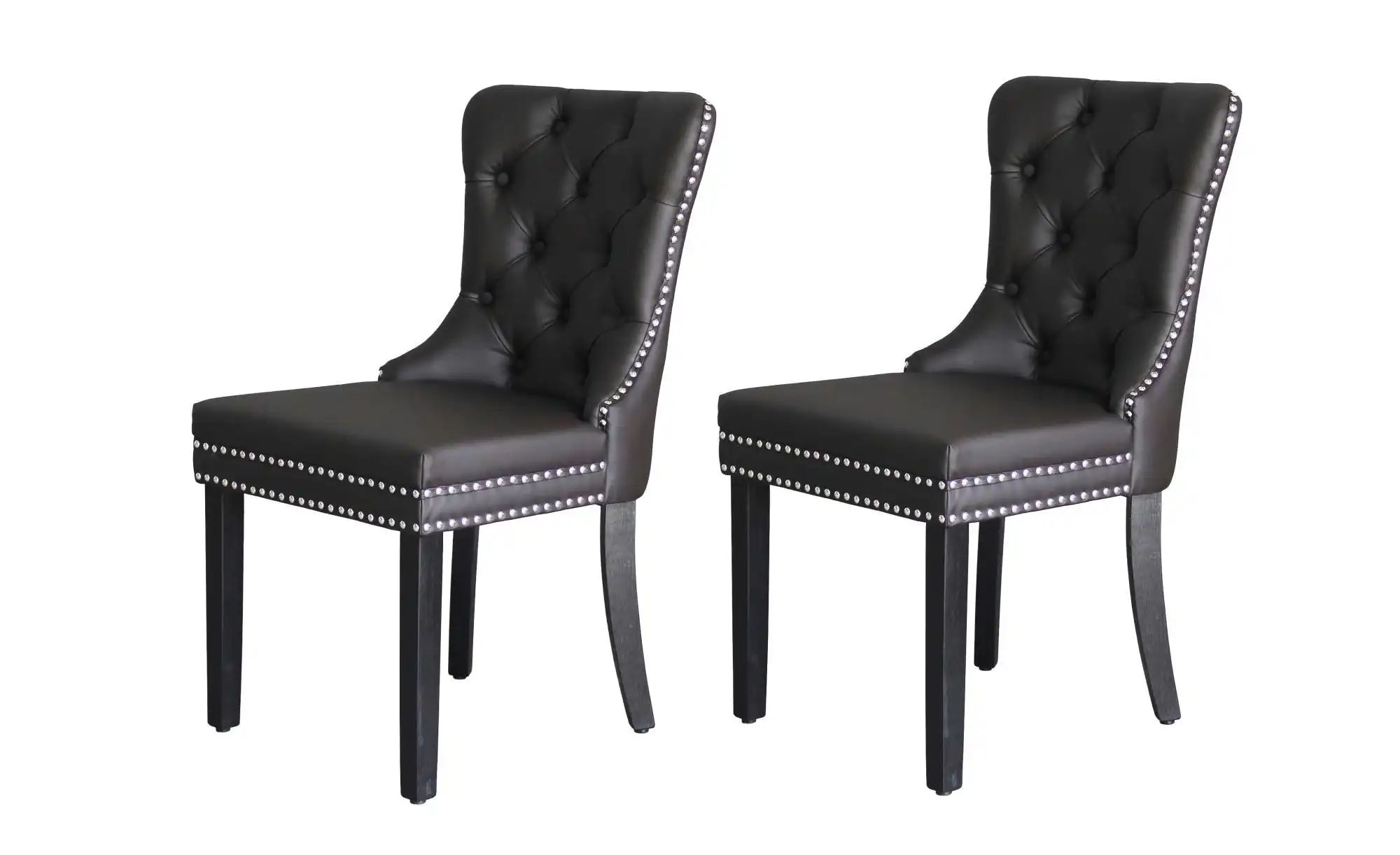 by Living Stuhl 2er-Set   ¦ braun ¦ Maße (cm): B: 48,5 H: 93 Stühle > Esszi günstig online kaufen