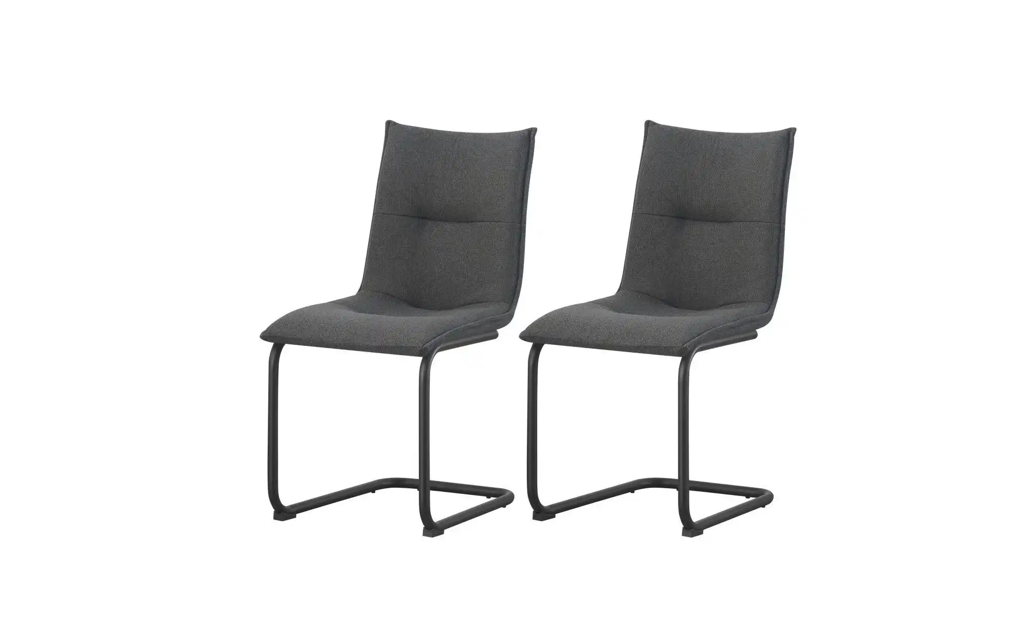 Schwinger-Stuhl 2er Set   ¦ grau ¦ Maße (cm): B: 46 H: 89 Stühle > Schwings günstig online kaufen