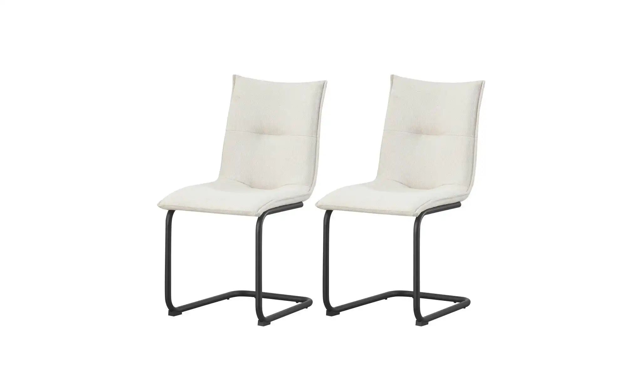 Schwinger-Stuhl 2er Set   ¦ creme ¦ Maße (cm): B: 46 H: 89 Stühle > Schwing günstig online kaufen