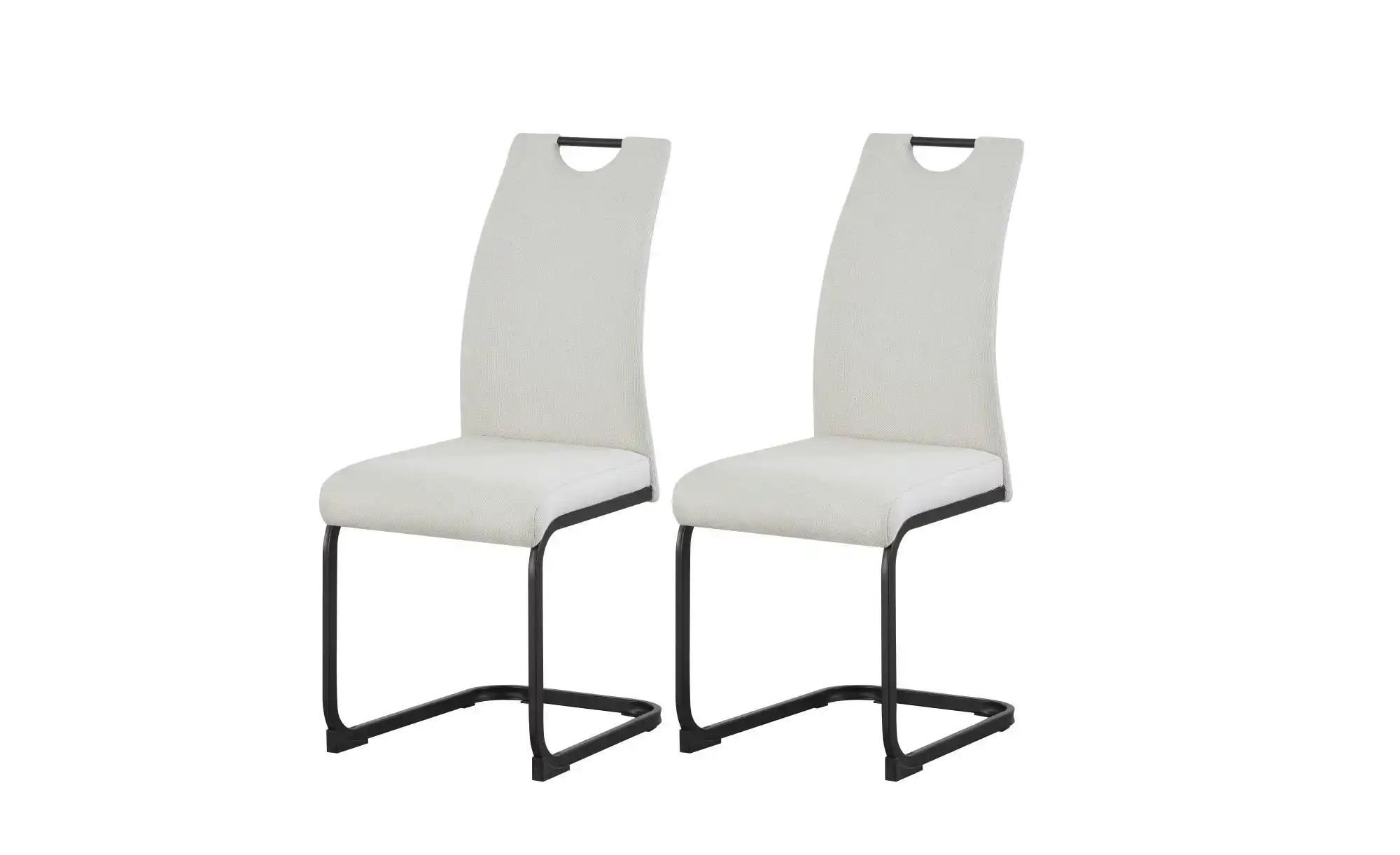 Schwingstuhl 2er-Set   ¦ creme ¦ Maße (cm): B: 43 H: 98 Stühle > Schwingstü günstig online kaufen