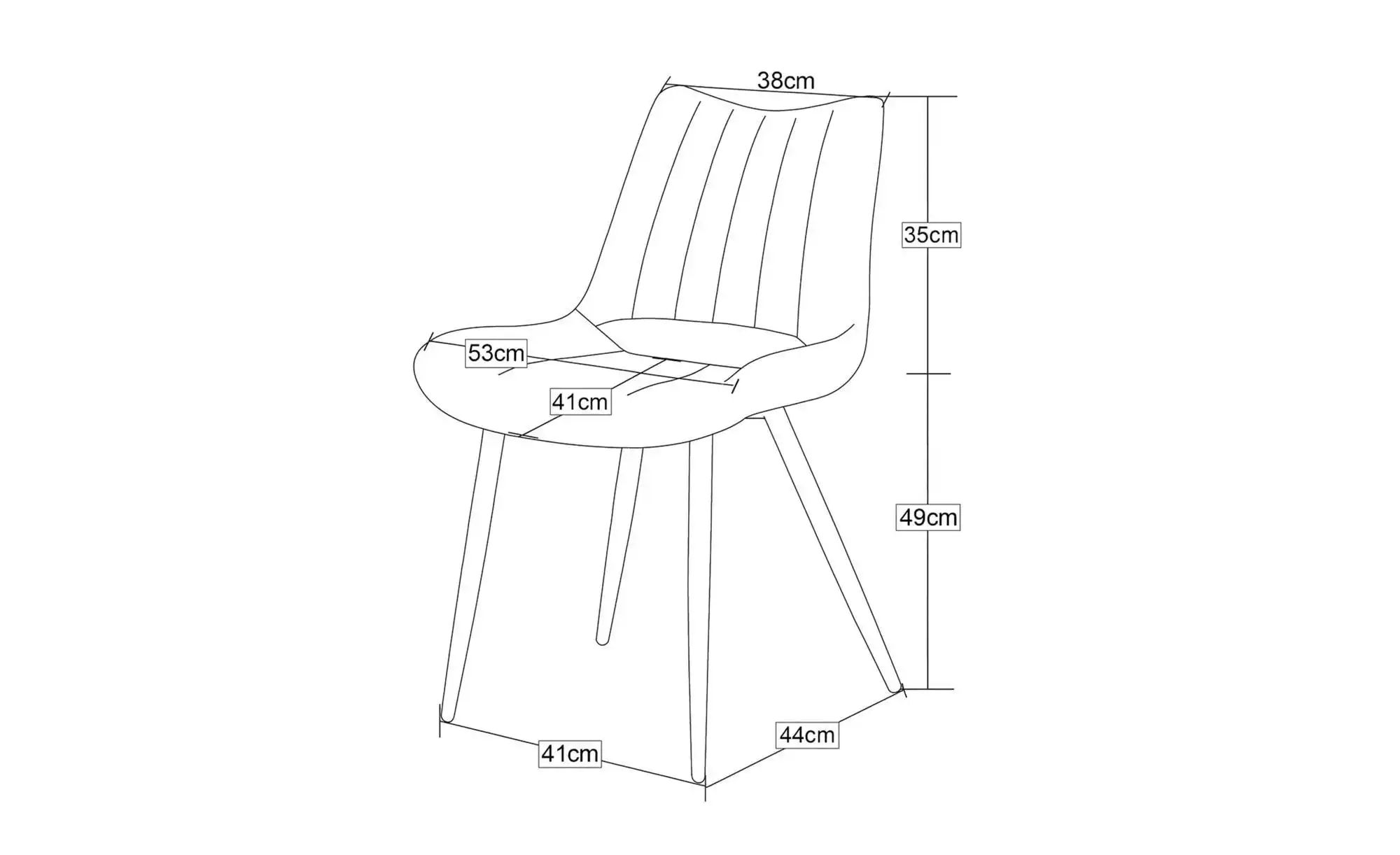 Stuhl 2er-Set   ¦ creme ¦ Maße (cm): B: 53 H: 86 Stühle > Rattanstühle - Hö günstig online kaufen